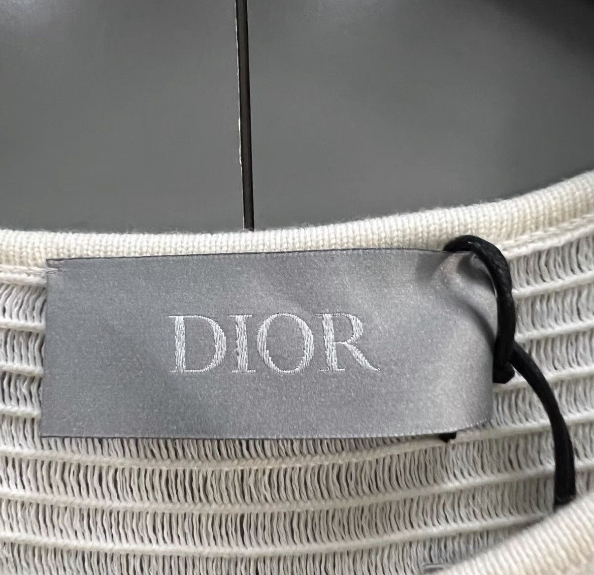 Dior Dior Off-white Striped Crew Neck Short Sleeve T-shirt J41 Size XL / US 12-14 / IT 48-50 - 4 Thumbnail