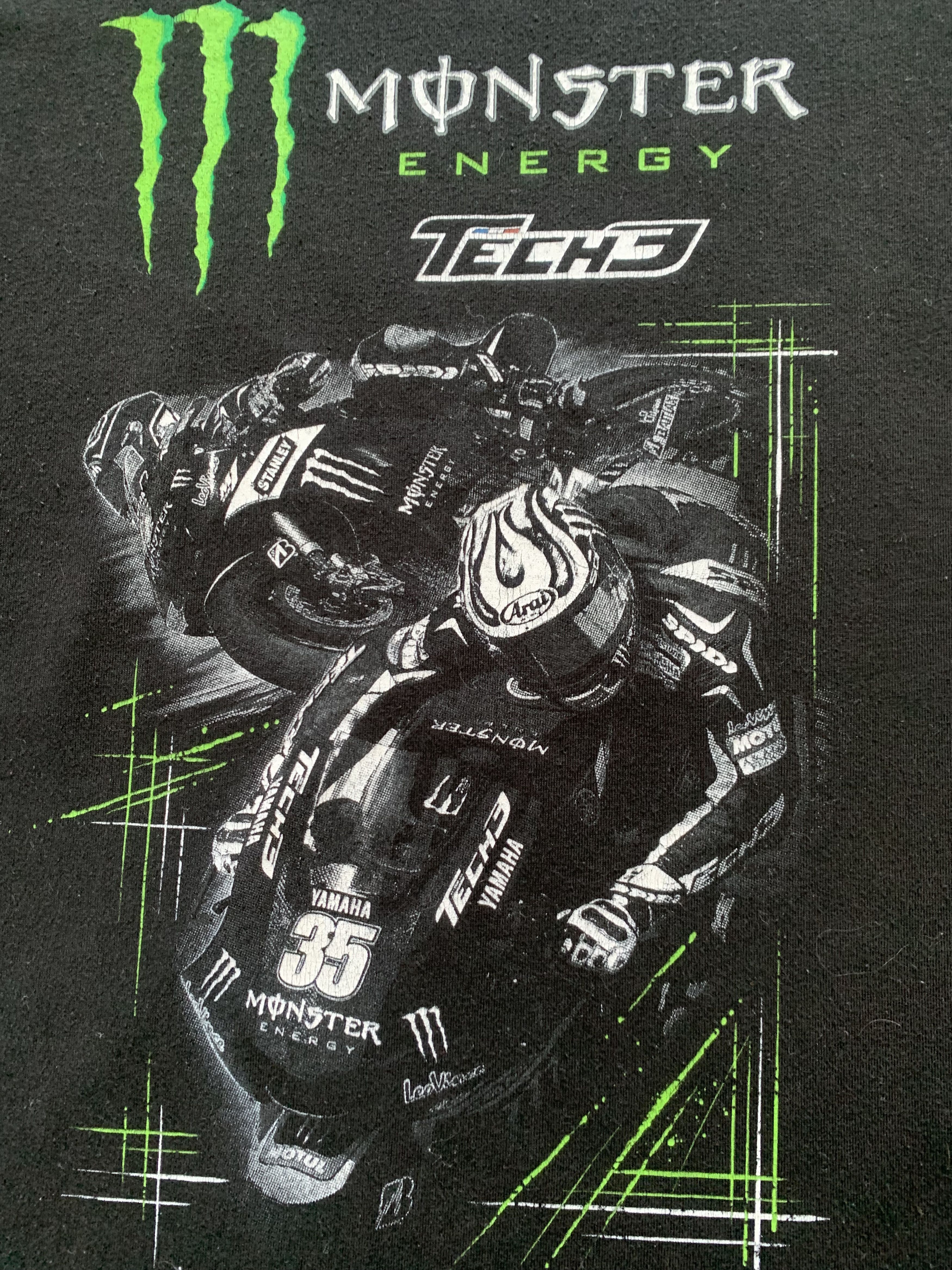 Vintage Vintage Tech3 Monster Energy T-Shirt Size US XXL / EU 58 / 5 - 5 Thumbnail