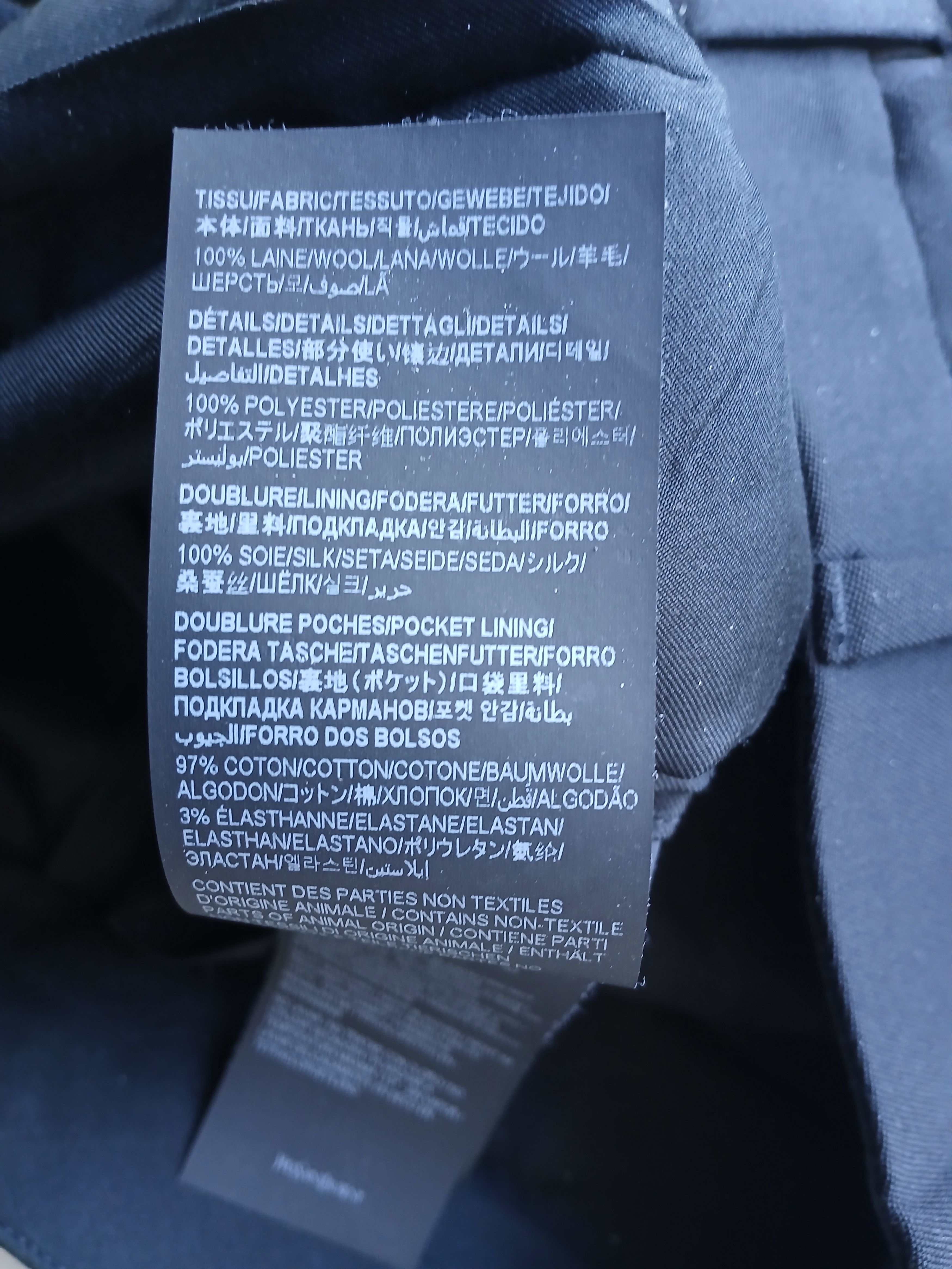Saint Laurent Paris Saint Laurent Tapered Wool Trousers Size US 30 / EU 46 - 8 Thumbnail