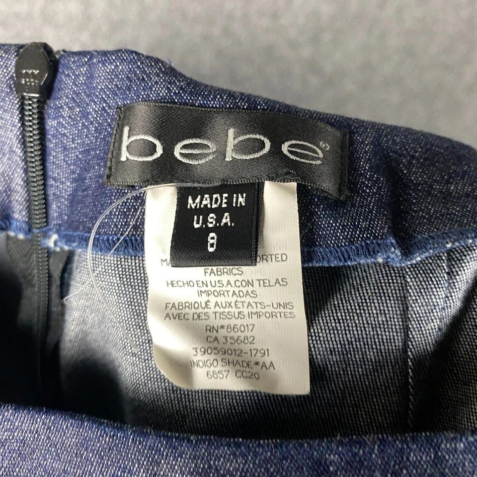 Bebe Bebe Trousers Pants Women's Size 8 Cotton Blend Zipper Fly Size 30" / US 8 / IT 44 - 6 Thumbnail