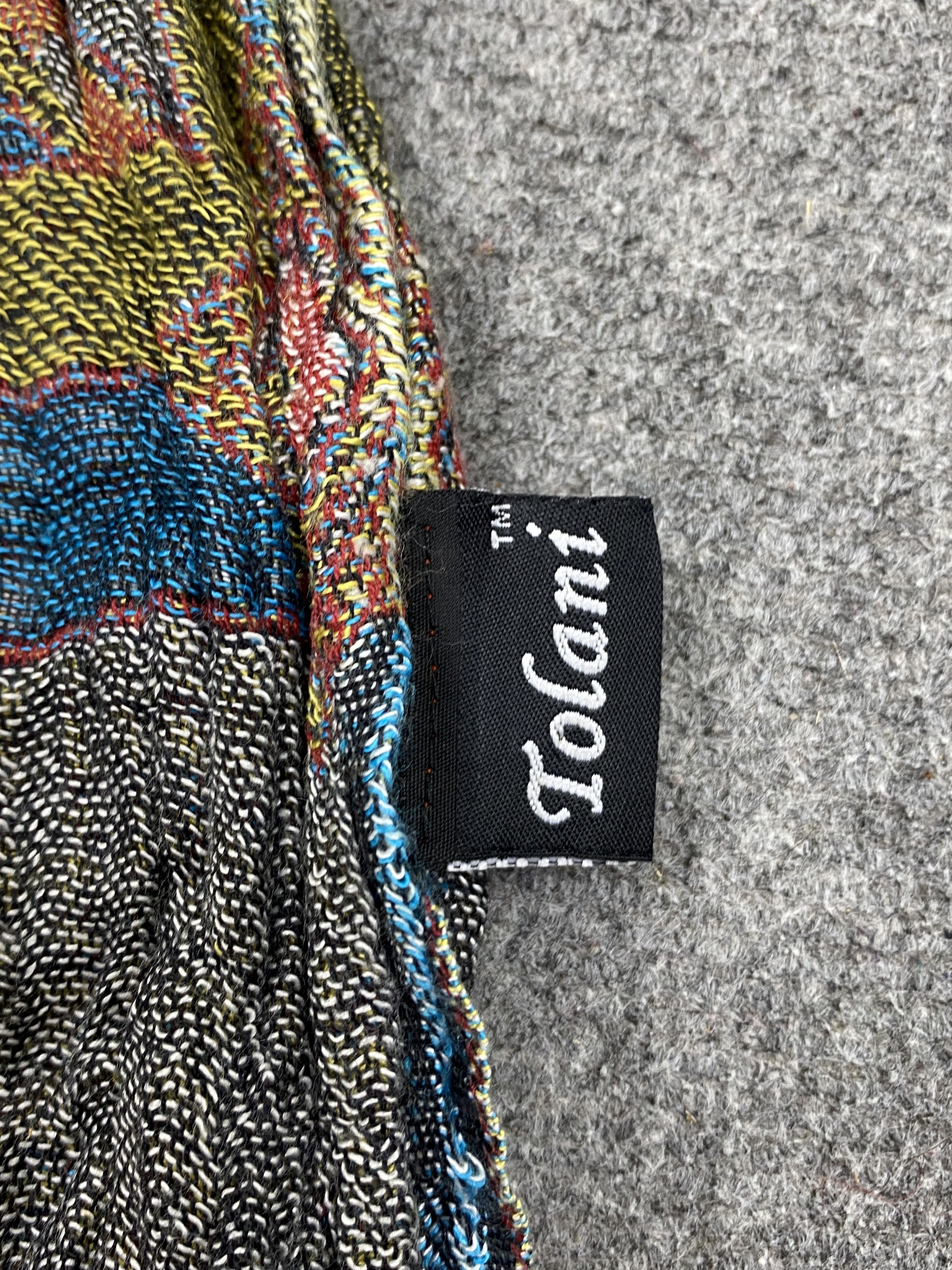 Japanese Brand Tolani Multicolour Scarf / Muffler / Neckwear SC0350 Size ONE SIZE - 7 Thumbnail