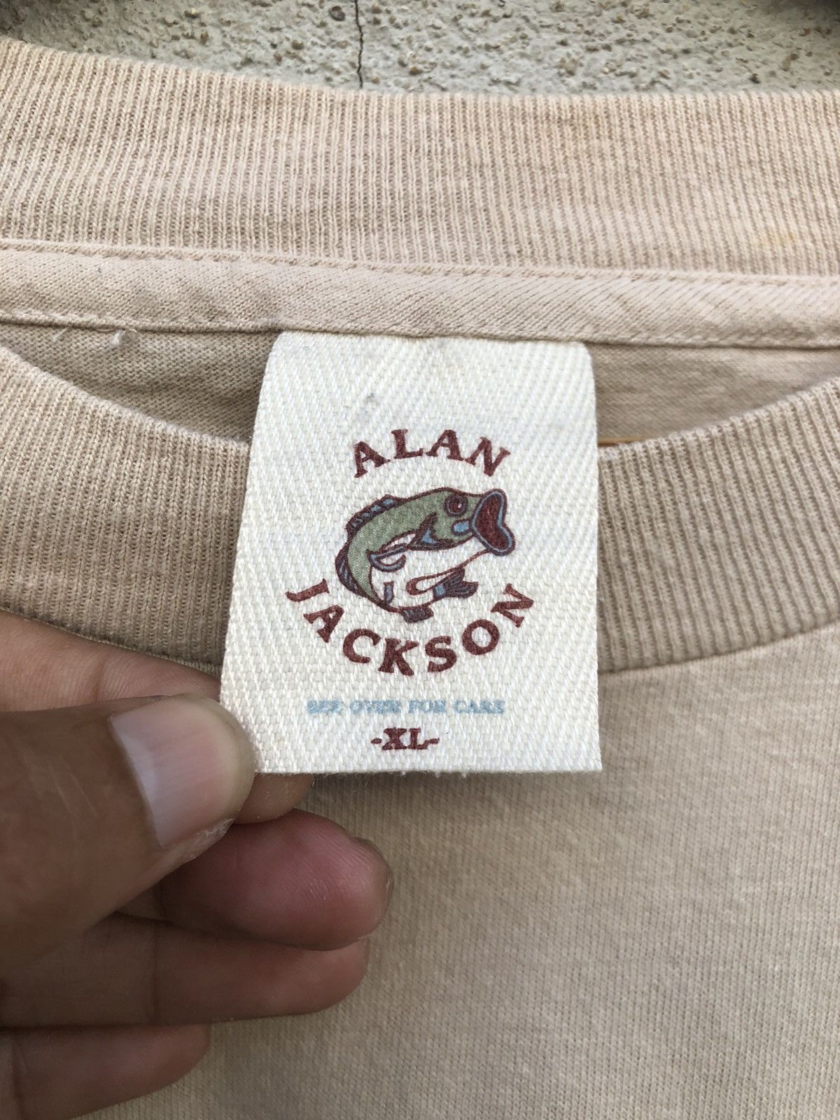 Band Tees × Vintage Vintage 90s Alan Jackson Tshirt Country Singer Size US XL / EU 56 / 4 - 4 Thumbnail