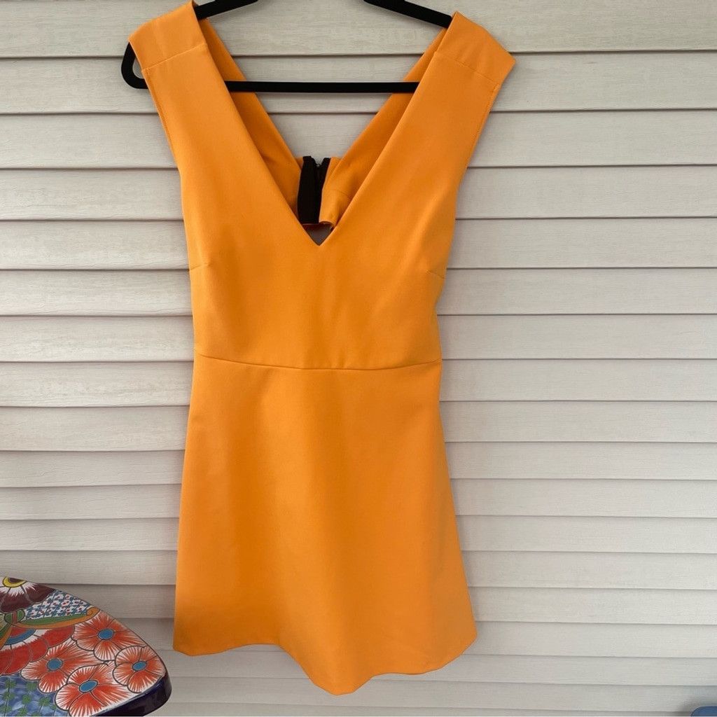 Zara Zara Cut Out Fit & Flare Mini Dress Size L Size L / US 10 / IT 46 - 5 Thumbnail