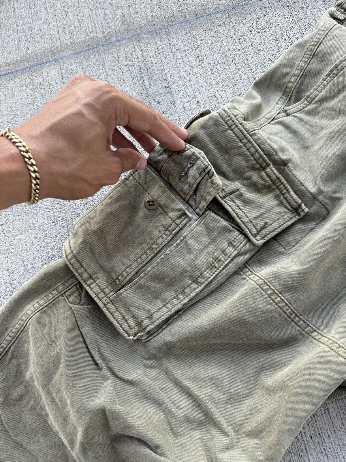 Abercrombie & Fitch Military tan quality cargo pant Size US 34 / EU 50 - 3 Thumbnail