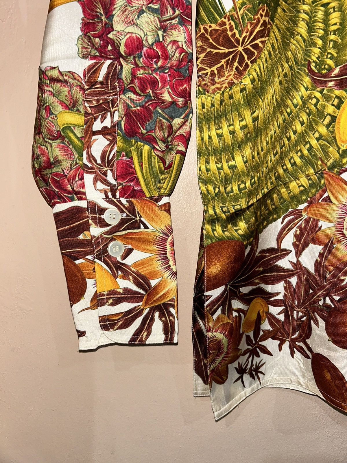Hermes Hermes "Passiflores" Silk Blouse Size S / US 4 / IT 40 - 6 Thumbnail