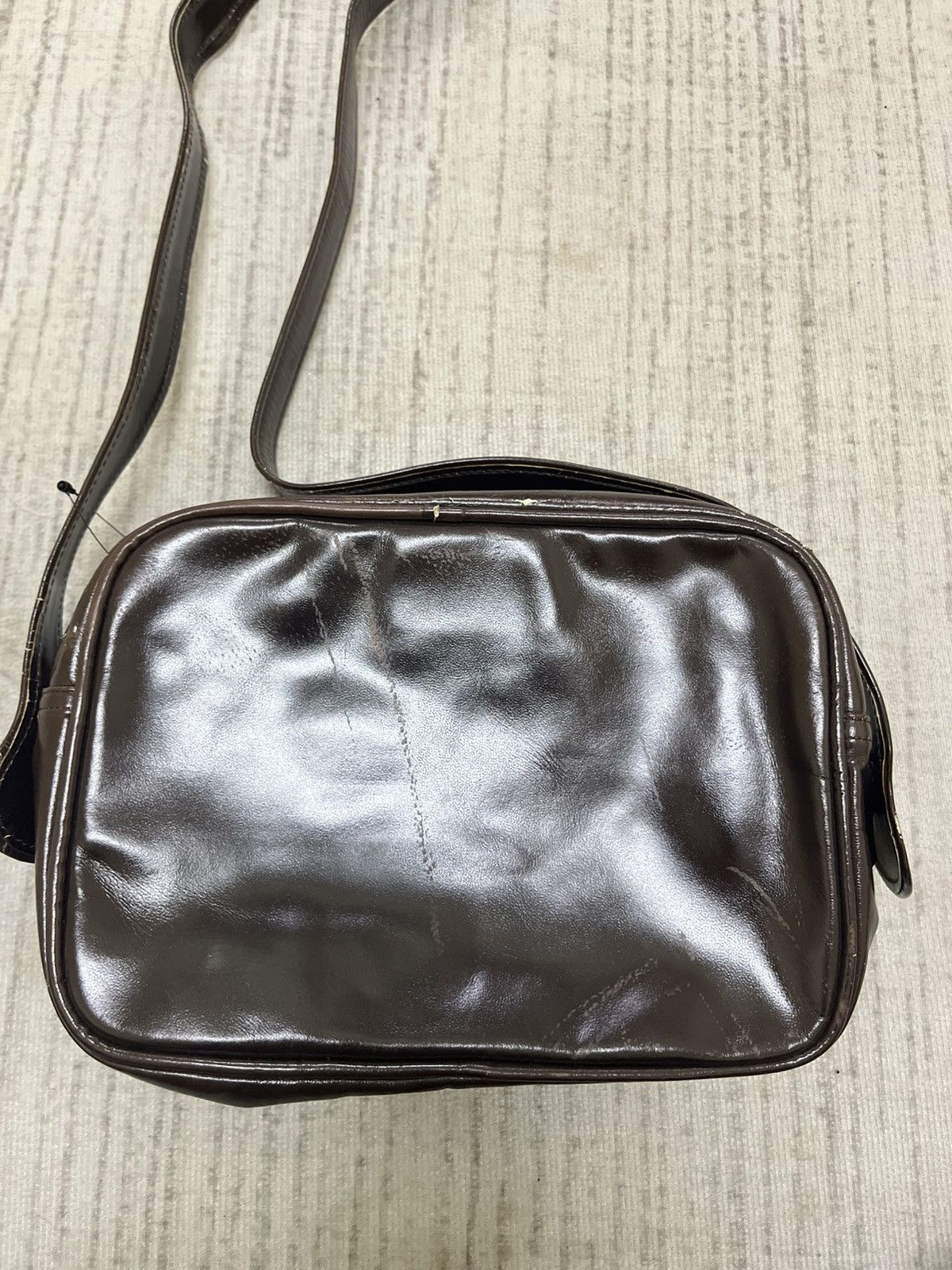 Courreges Vintage 80s riri zip courreges brown sling bag Size ONE SIZE - 3 Thumbnail
