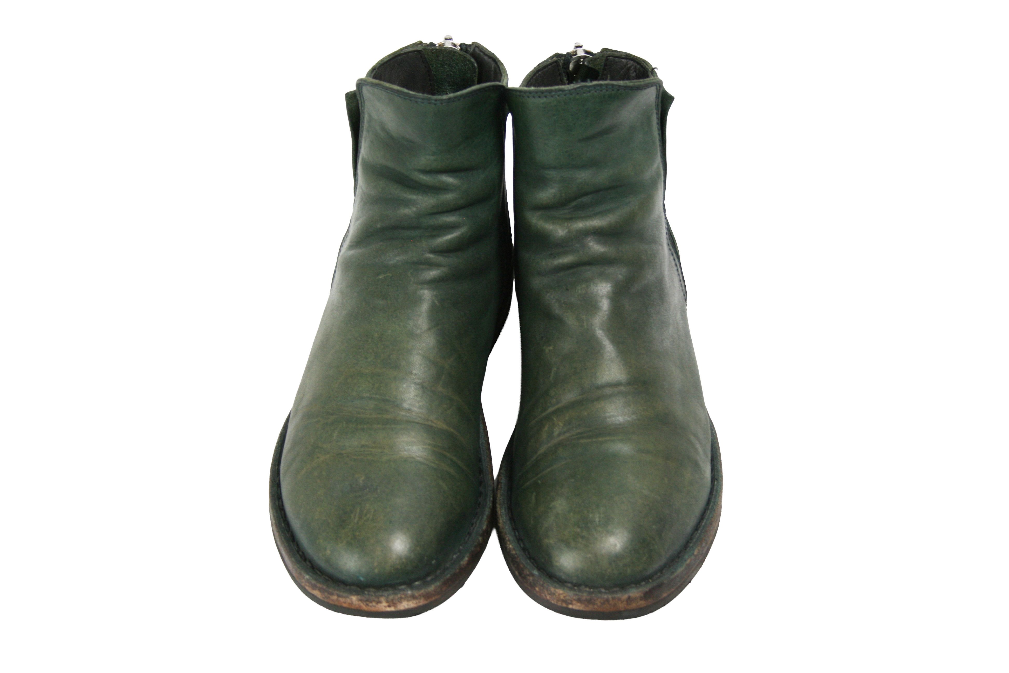 MoMA Avant Garde Biker Back Zip Grunge Boots Size US 9 / IT 39 - 9 Thumbnail