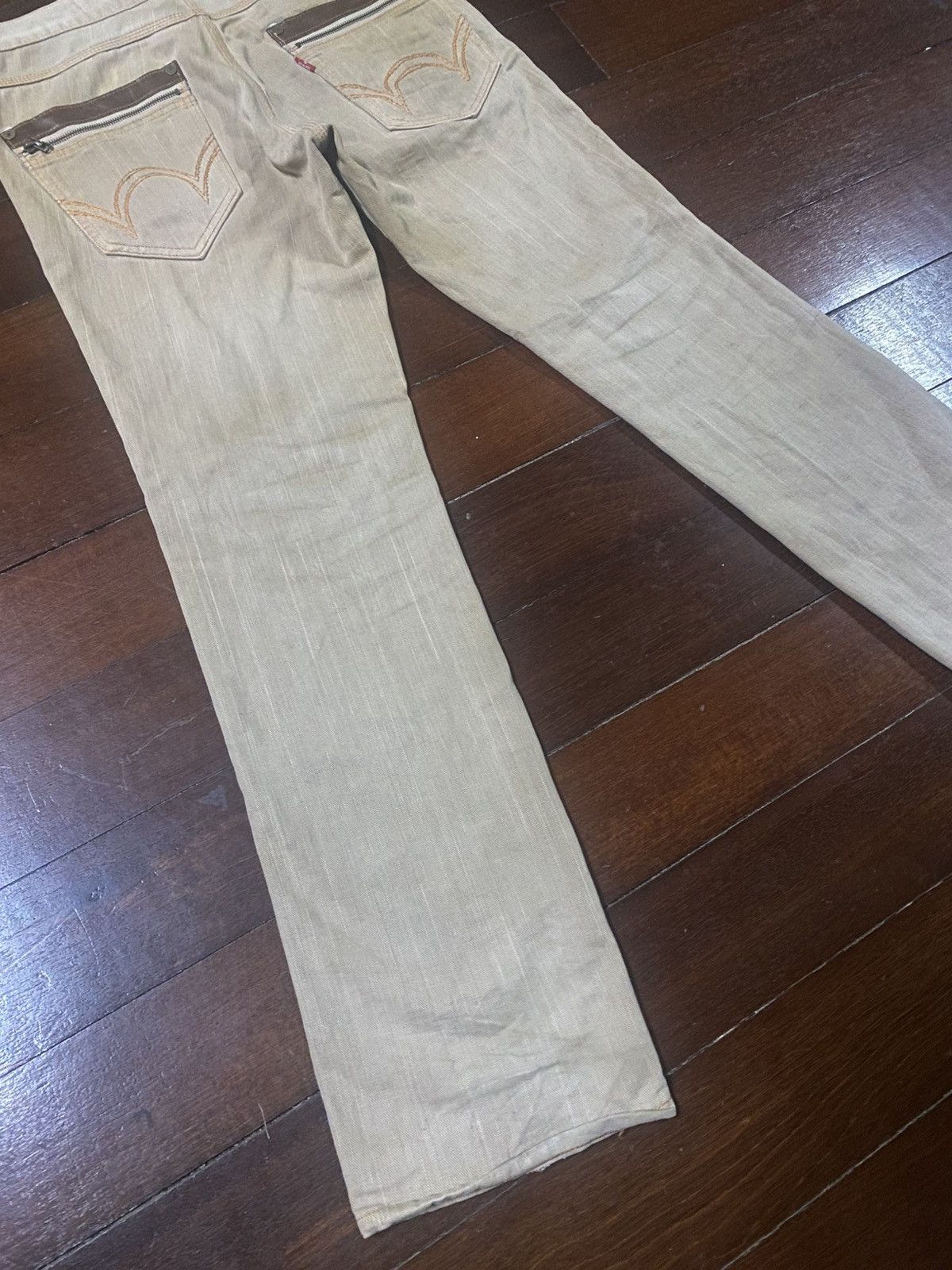 Edwin VINTAGE EDWIN BLUE TRIP 503 FLARE JEANS mud wash Size US 36 / EU 52 - 5 Thumbnail