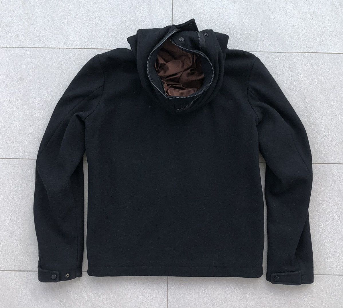 Japanese Brand Three Bumps Convertible Wool Hooded Rider Full Zipper Jacket Size US M / EU 48-50 / 2 - 10 Thumbnail