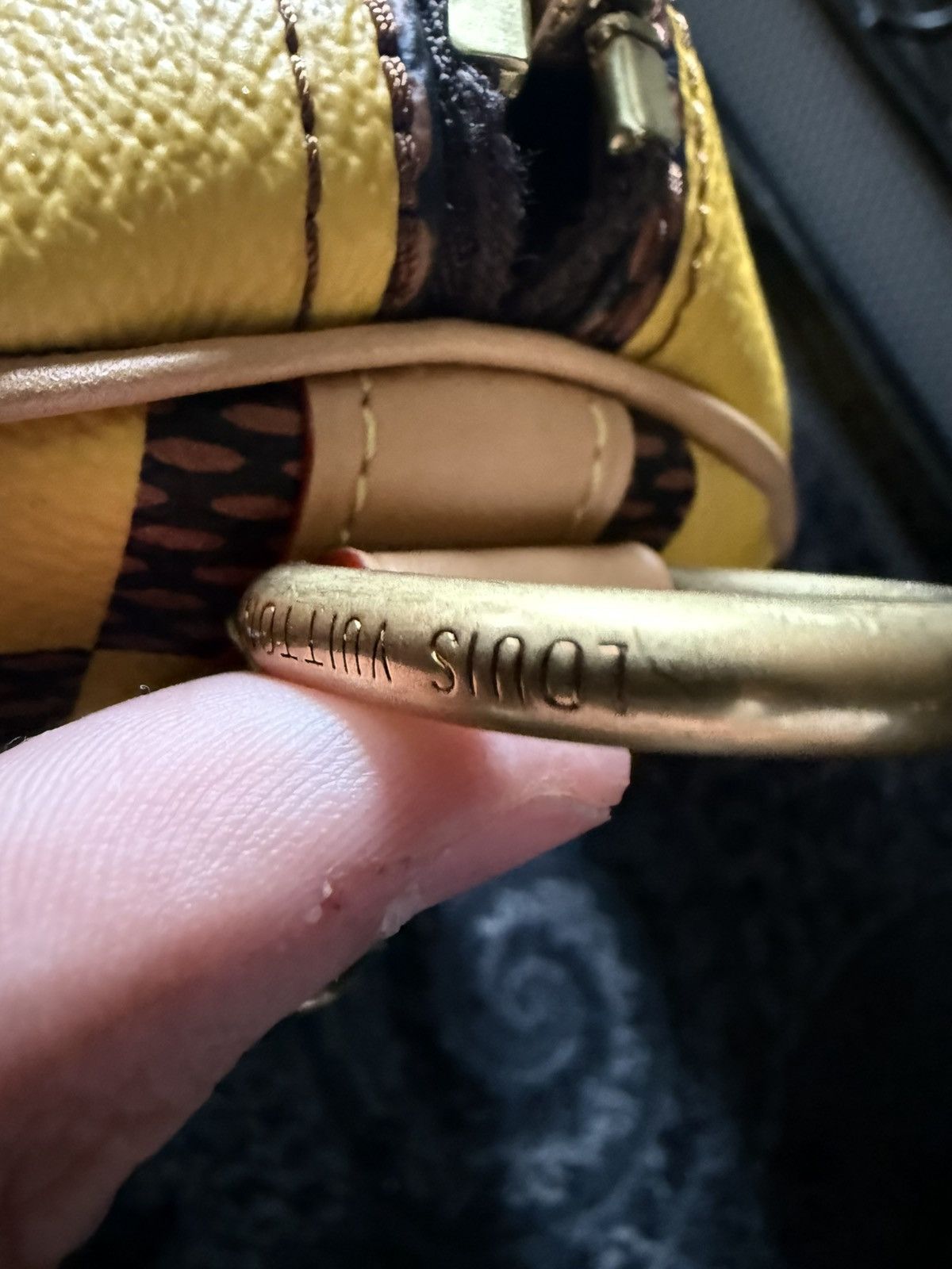 Louis Vuitton Louis Vuitton Pharrell Speedy 50 Bandoulière Damier Yellow Size ONE SIZE - 8 Thumbnail