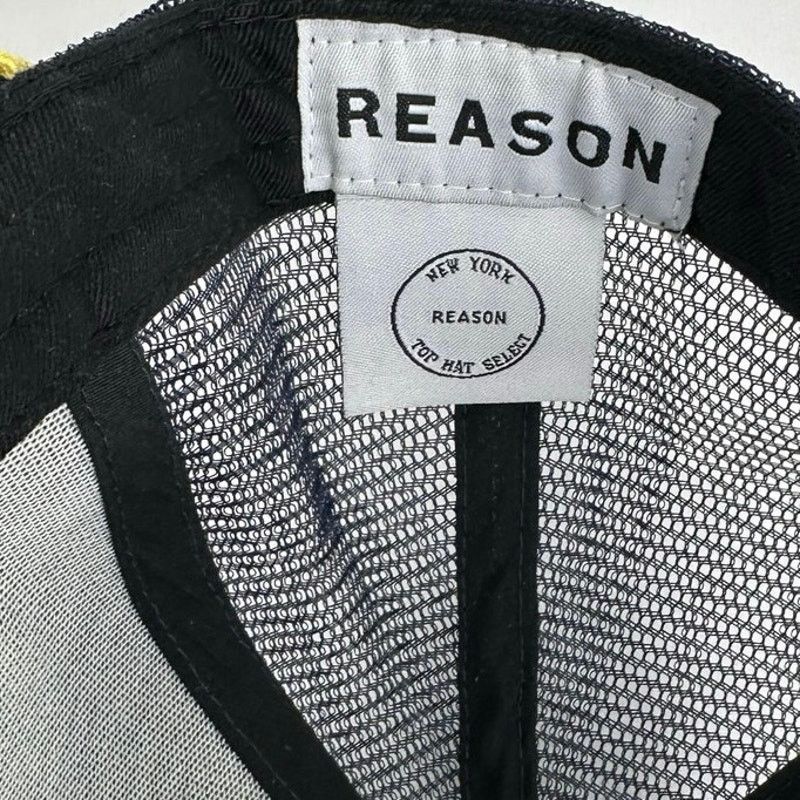 Reason Reason Kill ’Em All Trucker Hat Snapback – Navy Size ONE SIZE - 5 Thumbnail