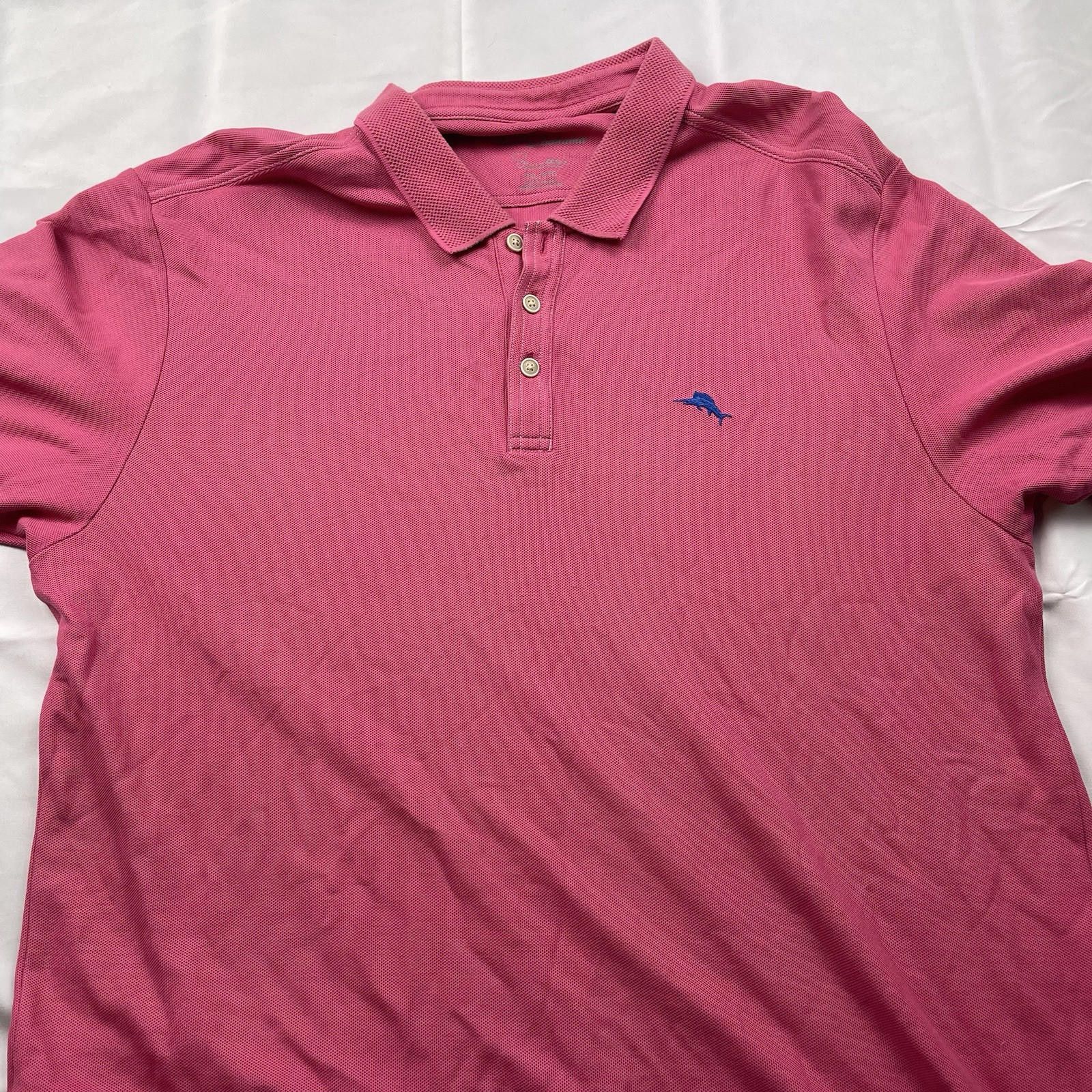 Tommy Bahama Tommy Bahama Polo Supima Cotton 2XL Men’s Red Size US XXL / EU 58 / 5 - 2 Thumbnail
