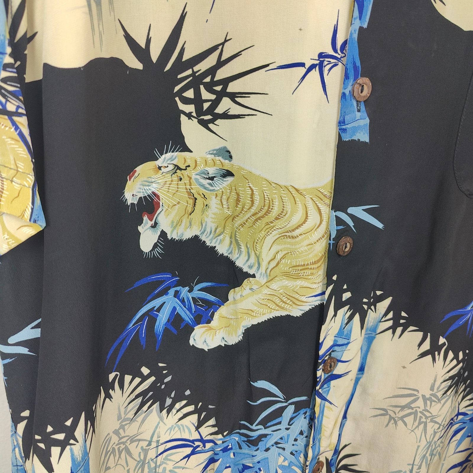 Other Vintage Avanti Silk Hawaiian Shirt Mens Large Tiger Size US L / EU 52-54 / 3 - 2 Thumbnail