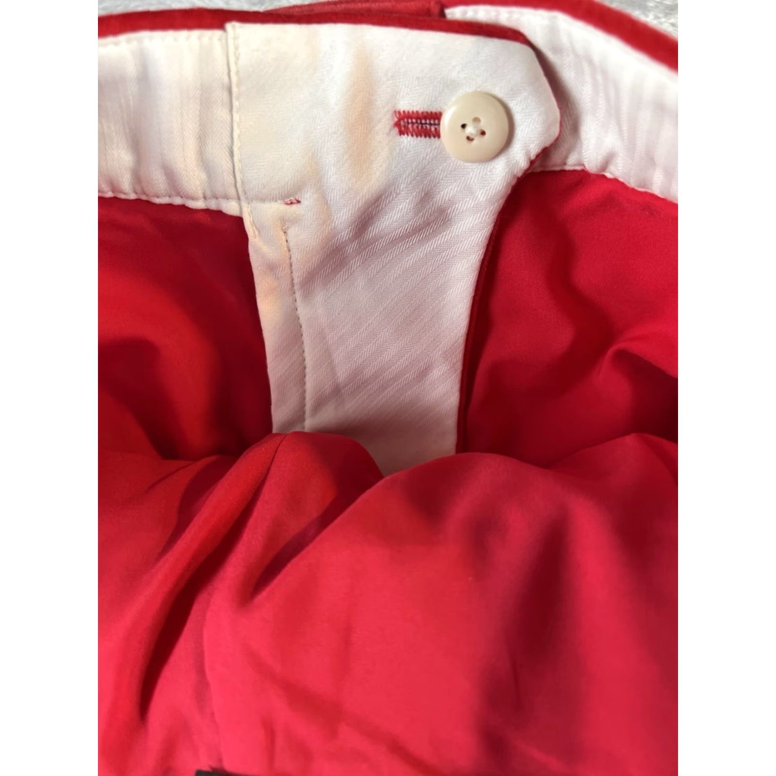J.Crew J.CREW Kate Stretch Velvet Red Straight-Leg Pant Size 2 Women Dress Pants Regular Inseam 27 in Vintage No Size 26" / US 2 / IT 38 - 7 Thumbnail