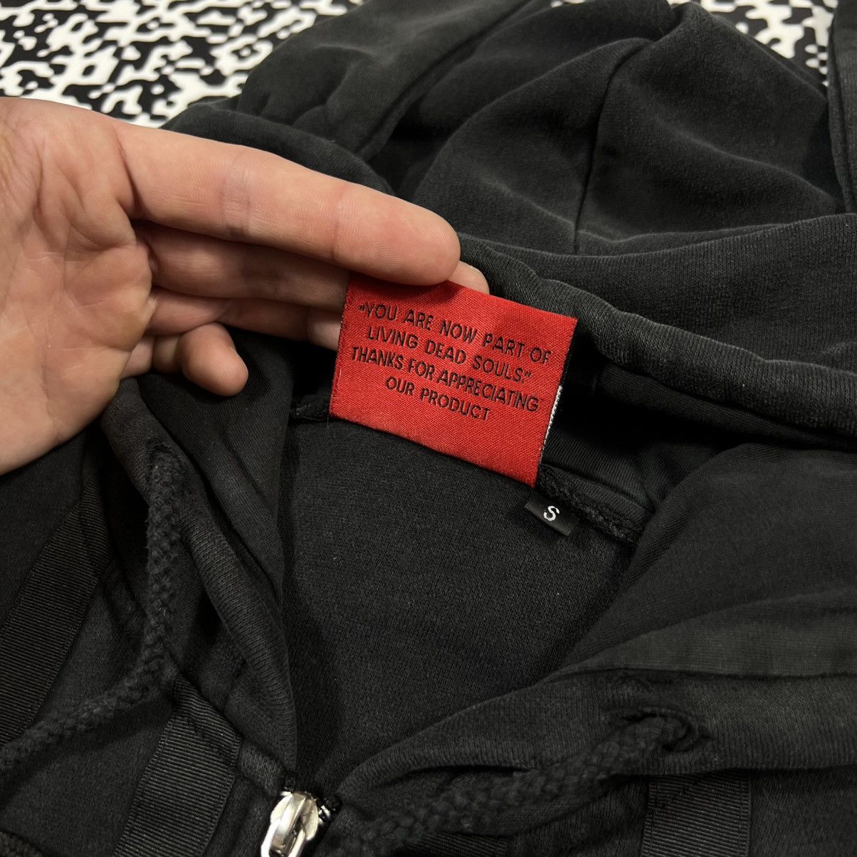 Japanese Brand Vintage Y2K Living Dead Souls Gothic Bunny Style Zip Hoode Size S / US 4 / IT 40 - 18 Thumbnail
