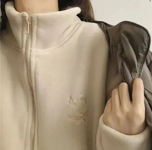 Japanese Brand Women Korean Fashion Y2K Style Casual Sweatshirts Thick Size ONE SIZE - 2 Thumbnail