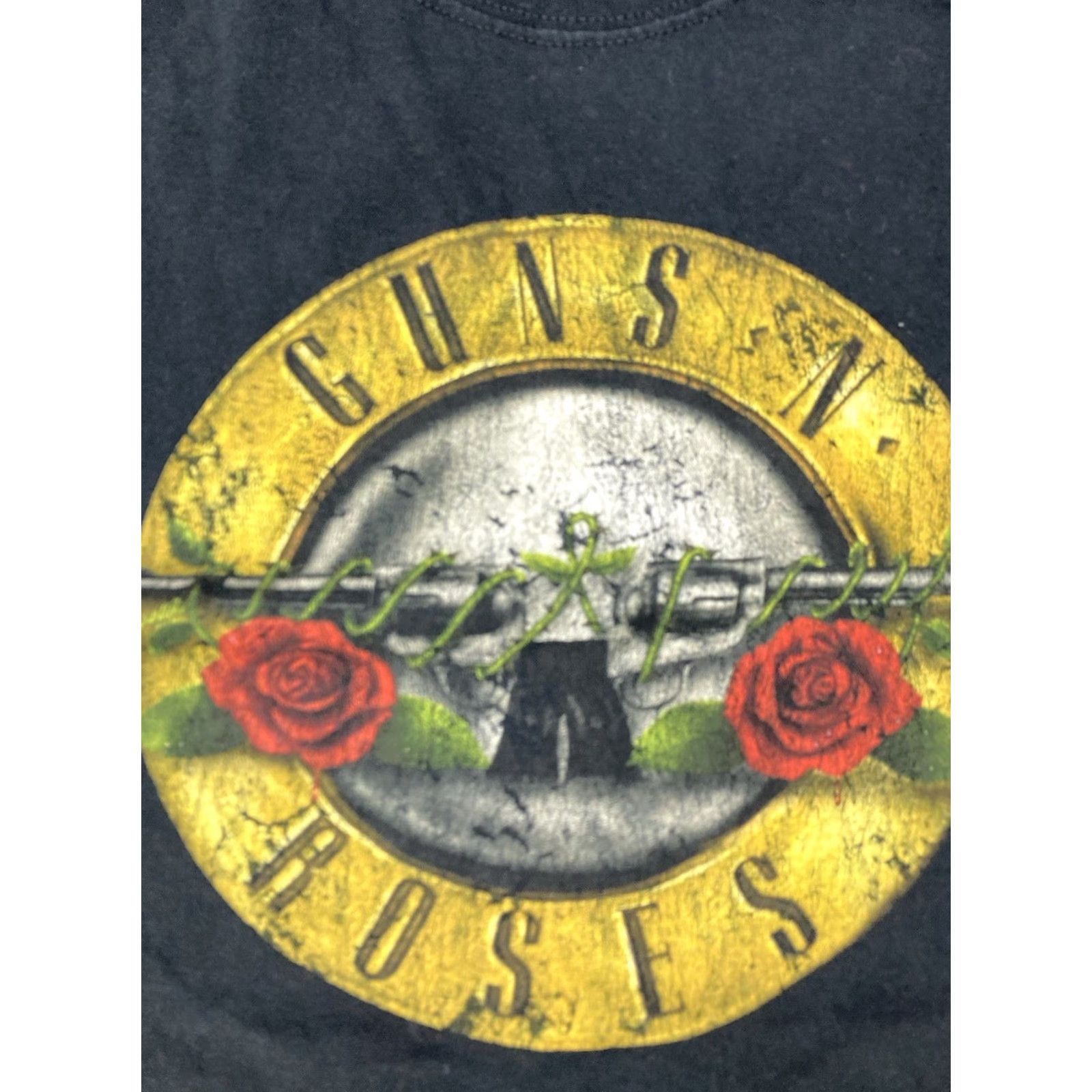 Vintage Guns N Roses Logo Retro Graphic T-shirt Women Small Black Short Sleeve Music Size S / US 4 / IT 40 - 2 Thumbnail