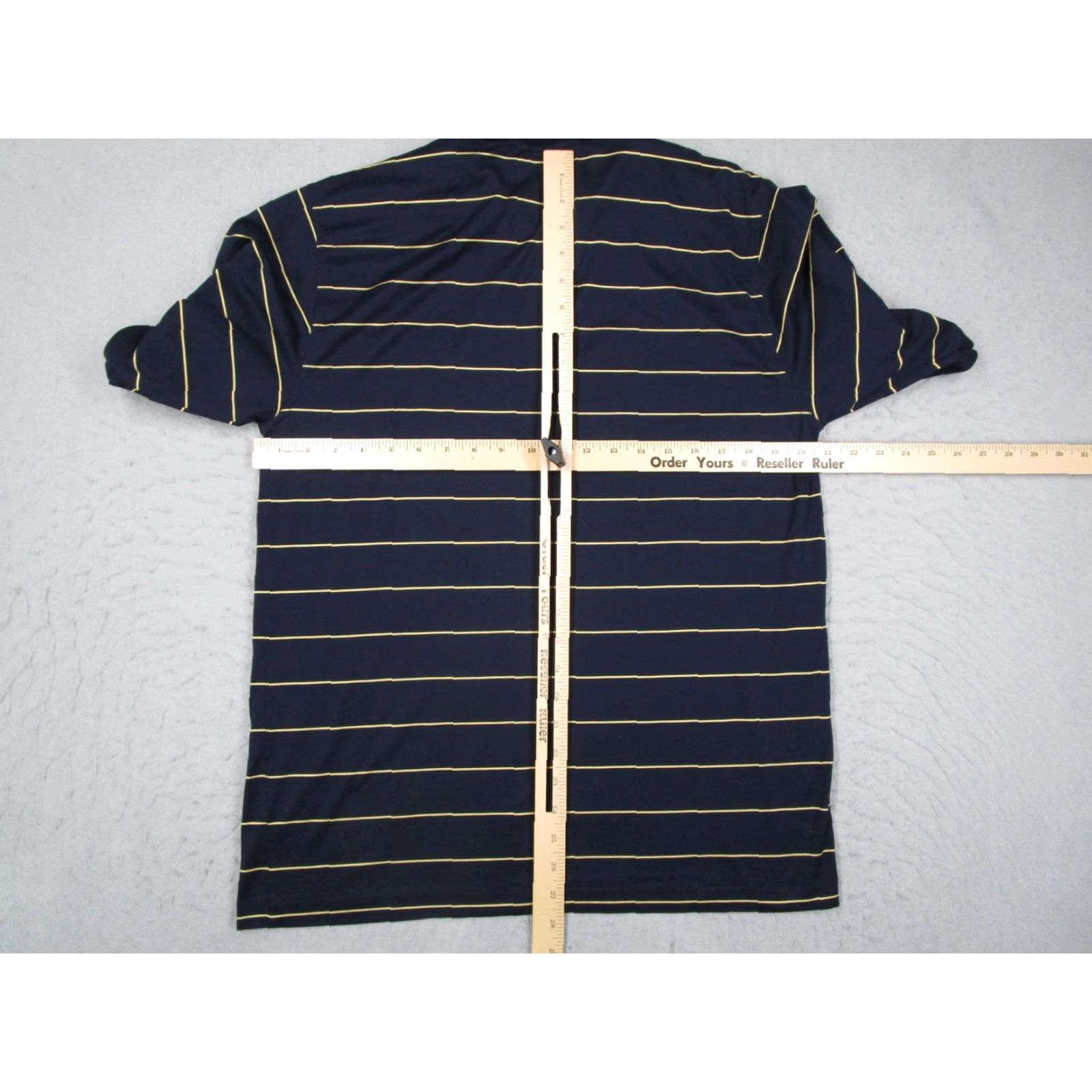 Vintage St Andrews Links Polo Shirt Mens M Navy Stripe Golf The Old Course Italy Size US M / EU 48-50 / 2 - 6 Thumbnail
