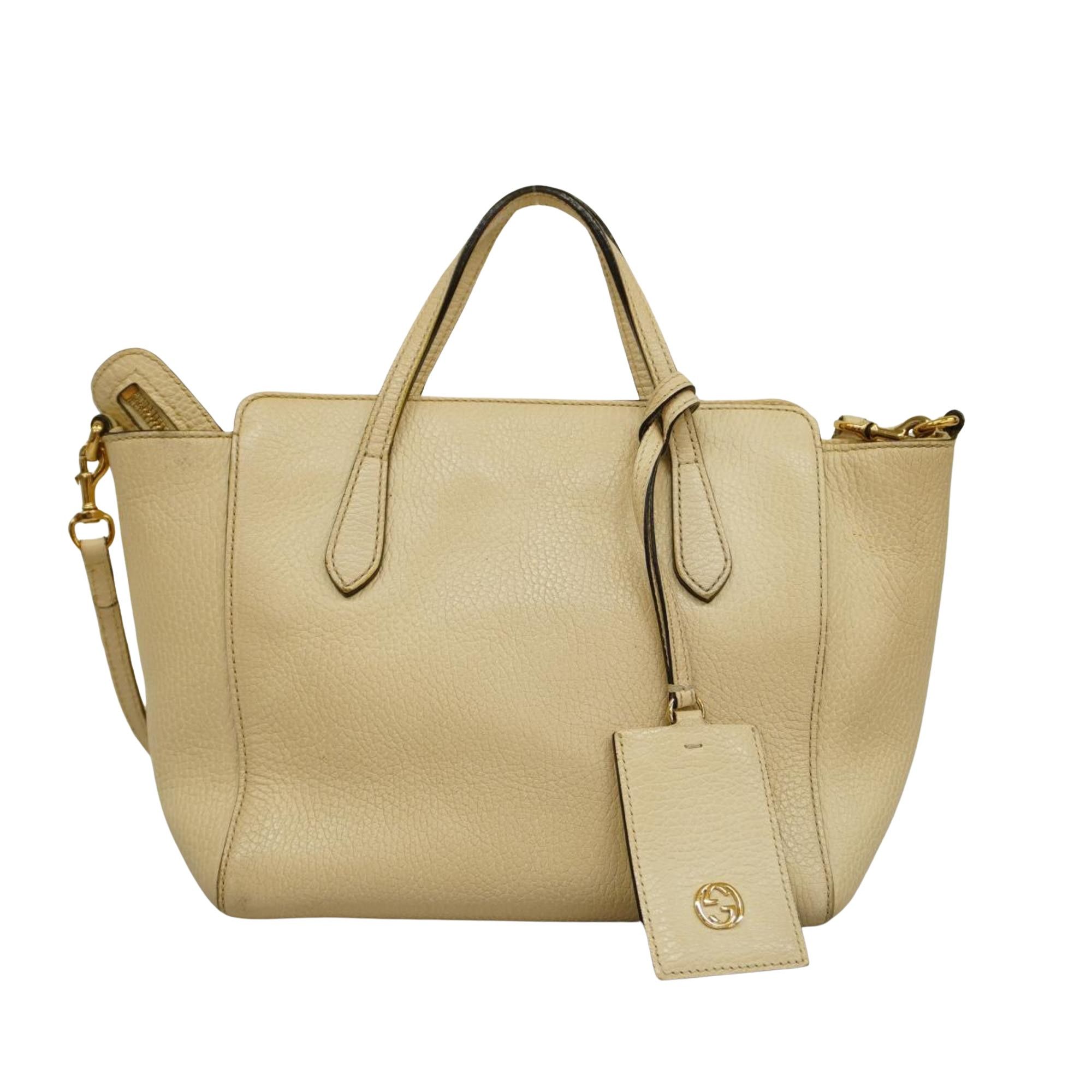 image of Gucci Swing Tote in Beige, Women's
