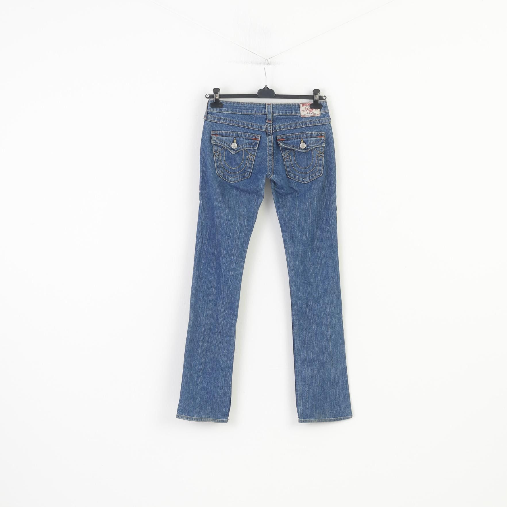True Religion True Religion Woman 27 Trousers Jeans Blue Cotton 4122 Size 27" / US 4 / IT 40 - 6 Thumbnail
