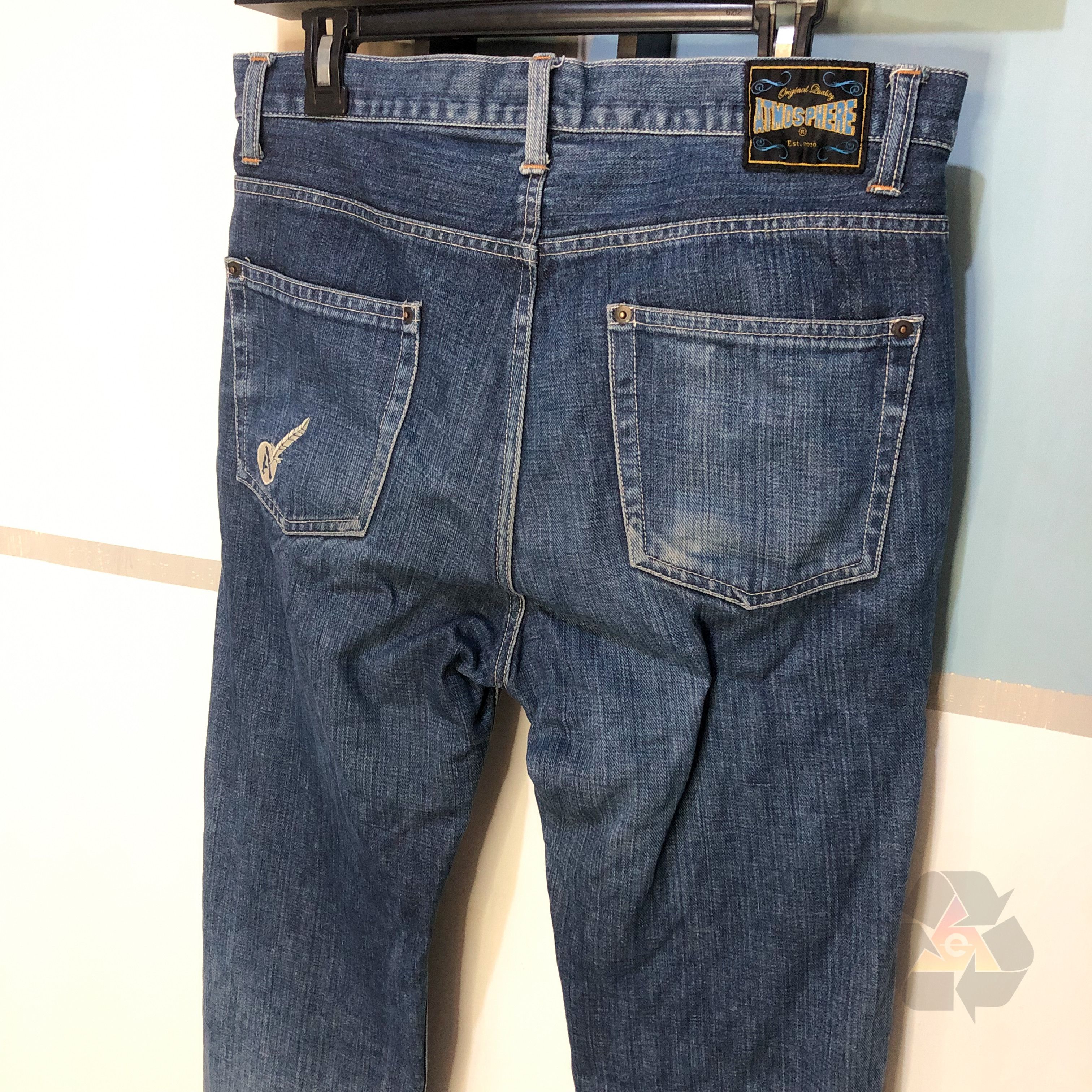 Japanese Brand × atmos Vintage Atmos Phere Denim Jeans 2010 Y2K Size US 29 - 10 Thumbnail