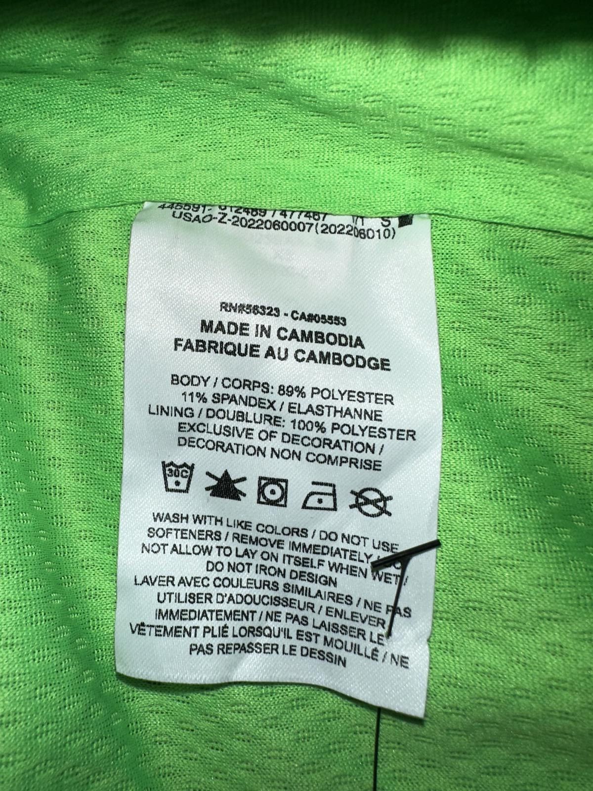 Jordan Brand Womens Small Jordan Diamond Basketball Shorts See Through Black Green Sample Size 26" / US 2 / IT 38 - 6 Thumbnail