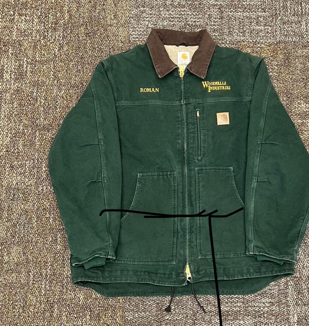 Carhartt Jacket Light Forest Green Sz shops XL