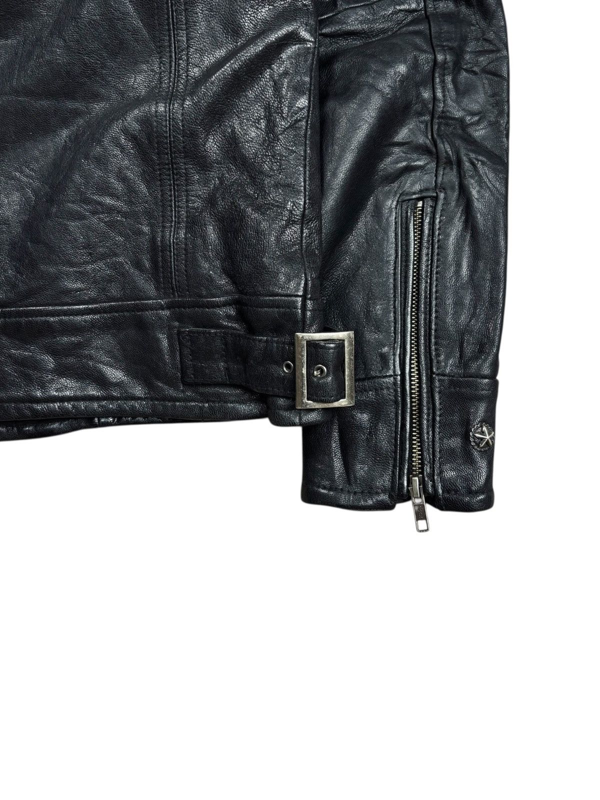 JACKROSE Archive Jackrose - Riri Zips Rider Leather Jacket Size US M / EU 48-50 / 2 - 4 Thumbnail