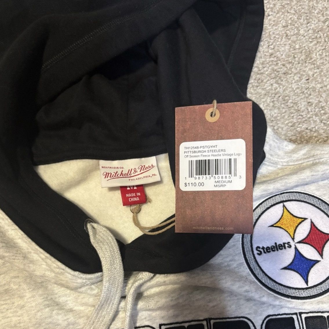 Mitchell & Ness Mitchell & Ness Steelers Off Season Hoodie Medium Size US M / EU 48-50 / 2 - 5 Thumbnail