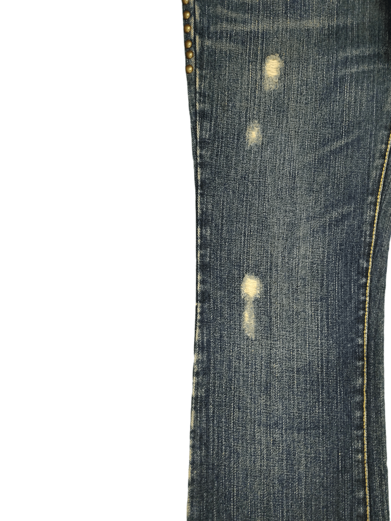 Hysteric Glamour Flare Jeans Virca Phrase Studded Denim Boot Cut Y2k Goa Size US 28 / EU 44 - 7 Thumbnail