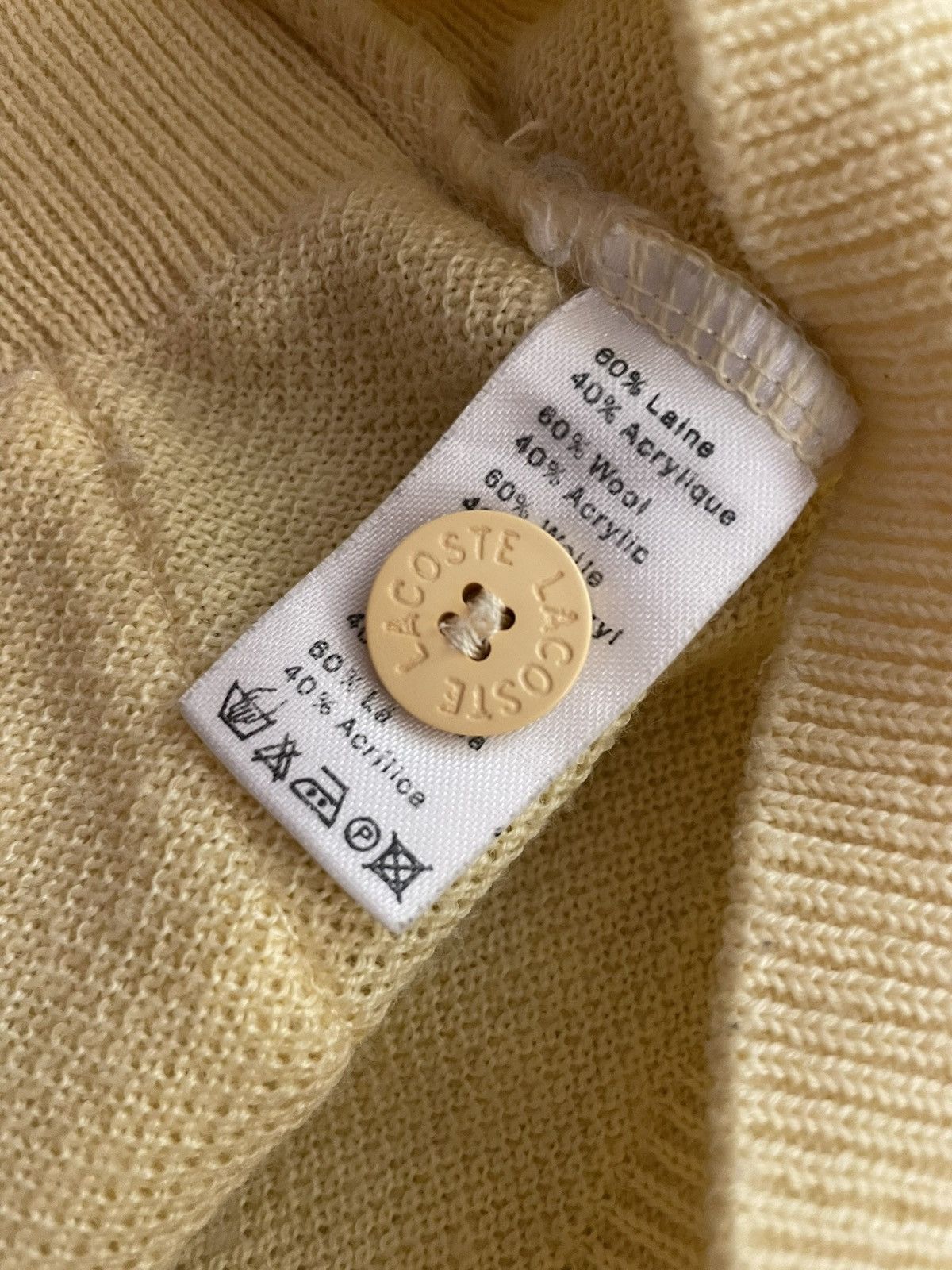 Lacoste Knitted Lacoste Cardigan Size US L / EU 52-54 / 3 - 3 Thumbnail