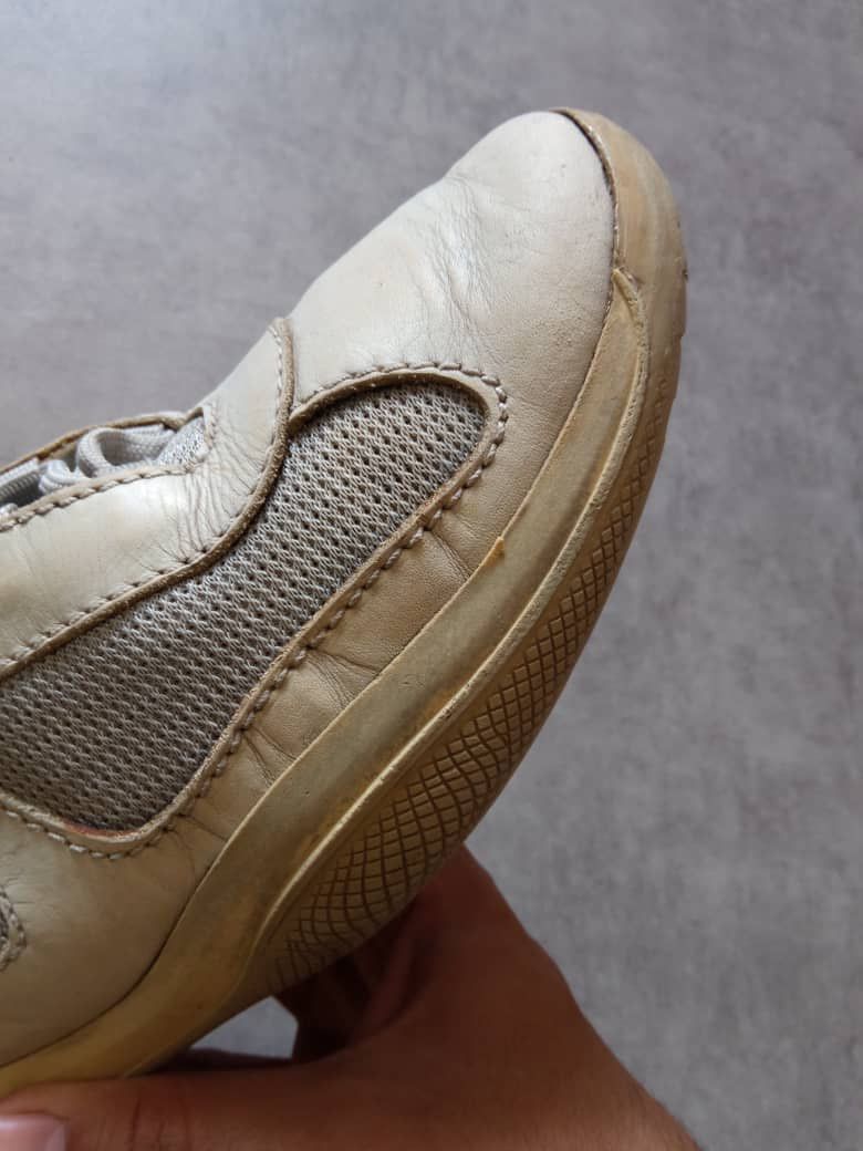 Prada PRADA America's Cup Cream sneakers Vibram sole 10.5 Size US 10 / EU 43 - 6 Thumbnail