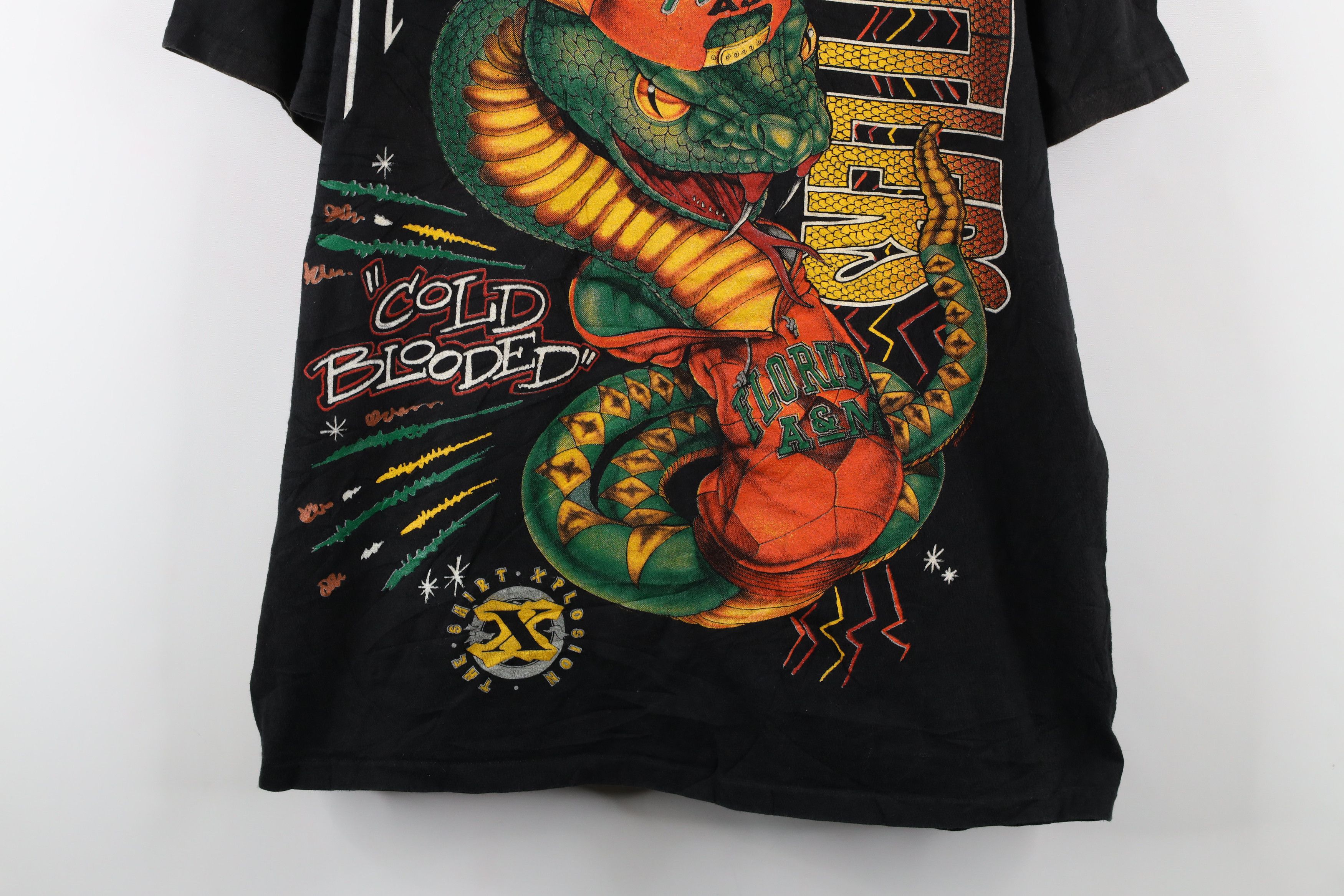 Vintage Vintage 90s Florida A&M University Rattlers T-Shirt USA Size US L / EU 52-54 / 3 - 3 Thumbnail