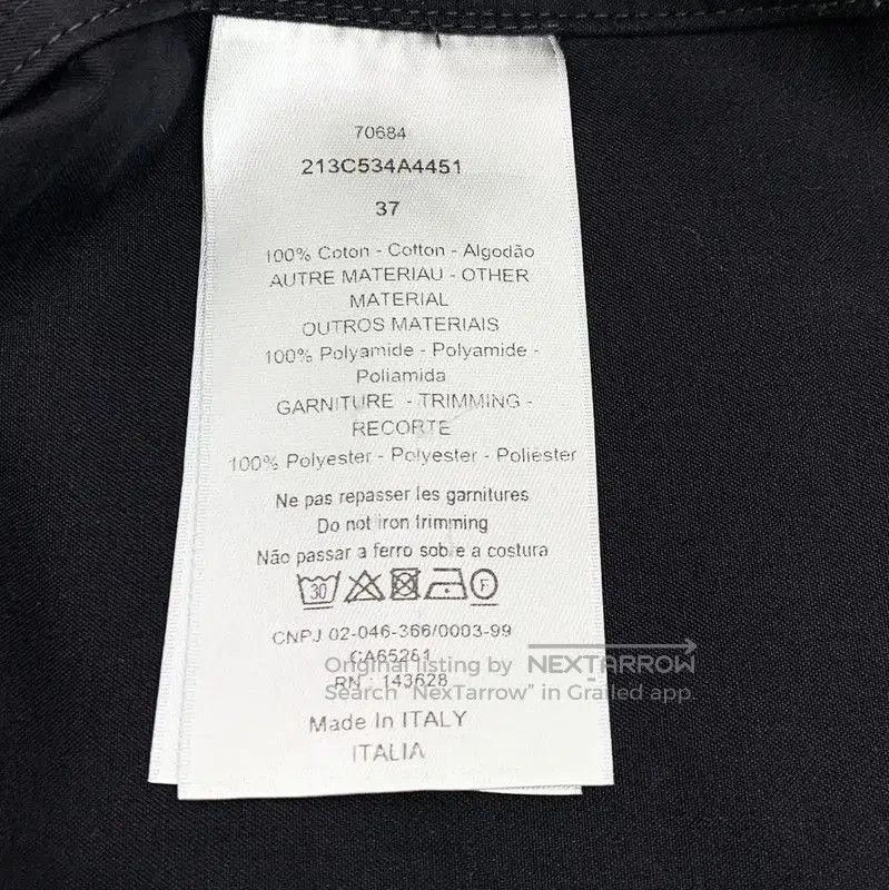 Dior Dior Men's Black Cotton Button-Up Shirt . Size US M / EU 48-50 / 2 - 7 Thumbnail