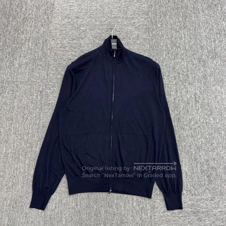 Loro Piana Loro Piana Solid Zip Wool Jacket. Size US M / EU 48-50 / 2 - 1 Thumbnail
