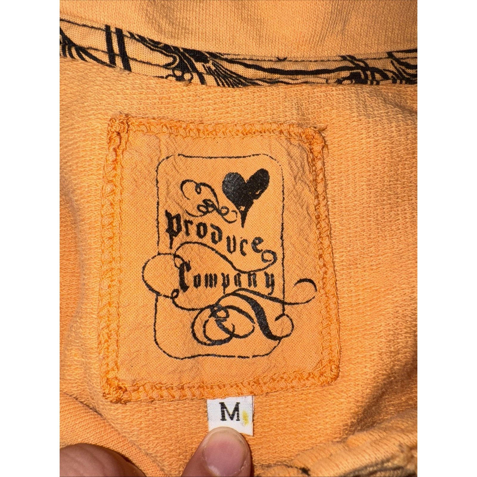 Vintage Produce Company Workwear Shirt Orange M 20x22 Cotton USA Size M / US 6-8 / IT 42-44 - 4 Thumbnail