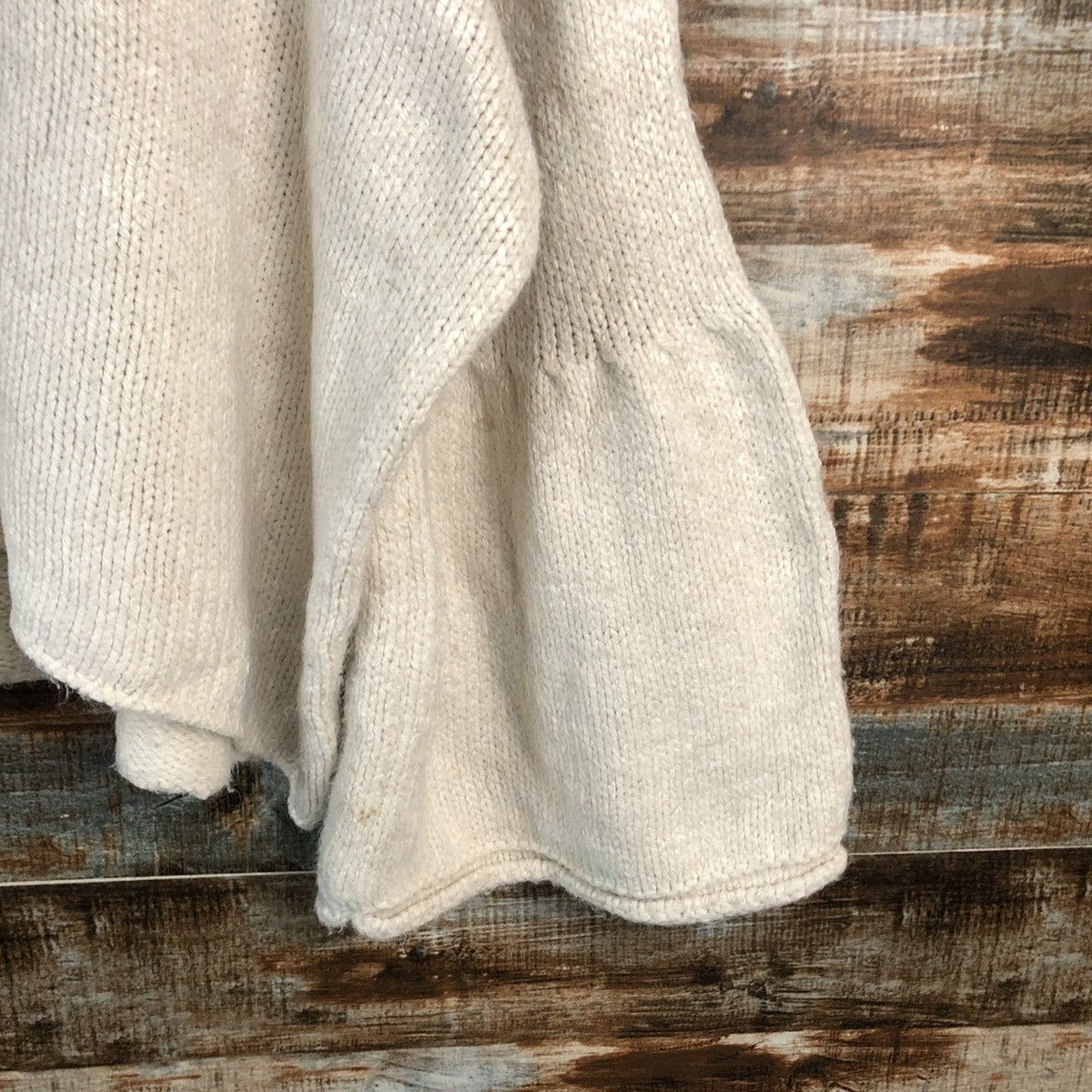 Vintage Japanese Brand vintage baggie White Knitwear #A1910 Size L / US 10 / IT 46 - 8 Thumbnail