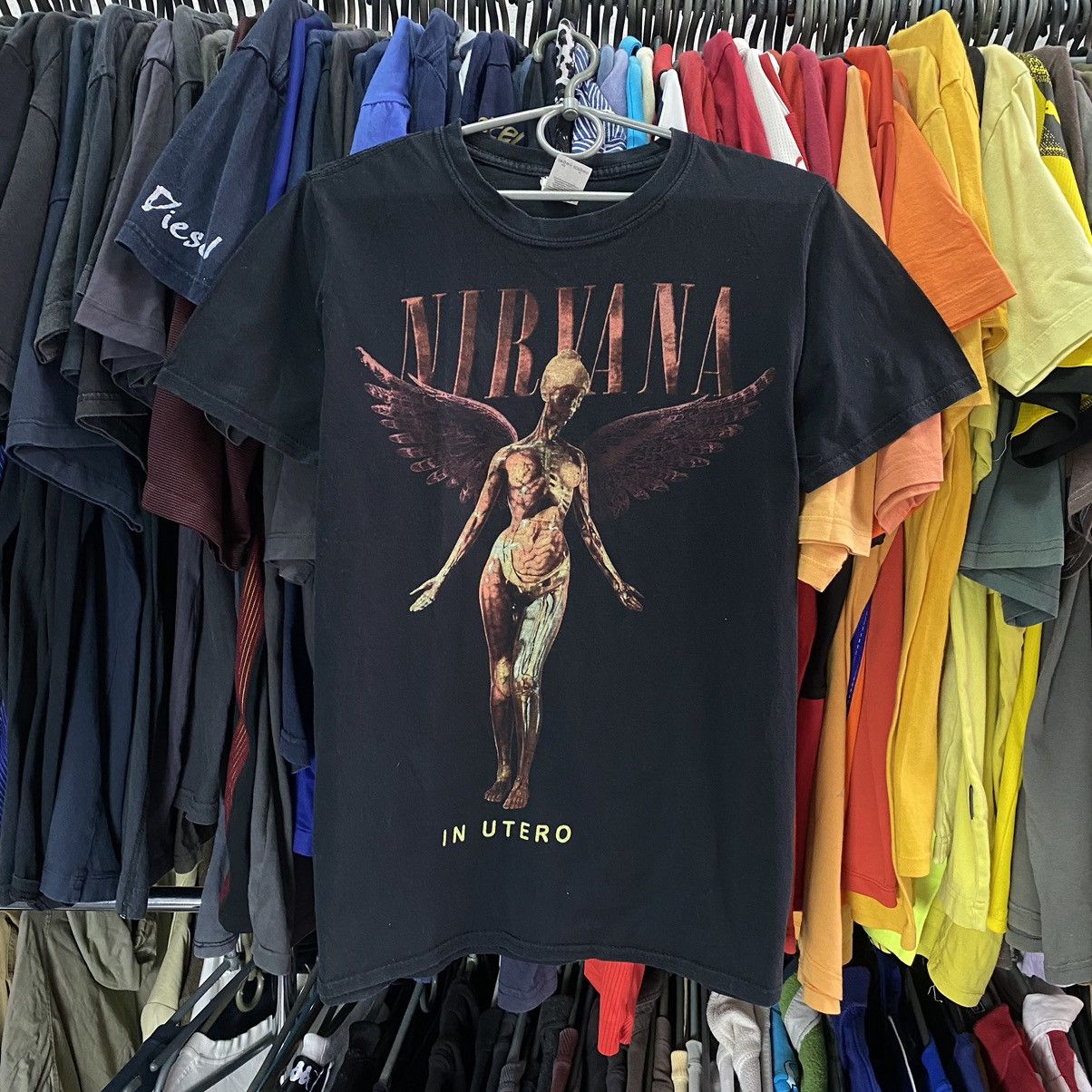 Band Tees Vintage Nirvana In Utero Big Angel logo y2k rock band tee Size US S / EU 44-46 / 1 - 1 Thumbnail