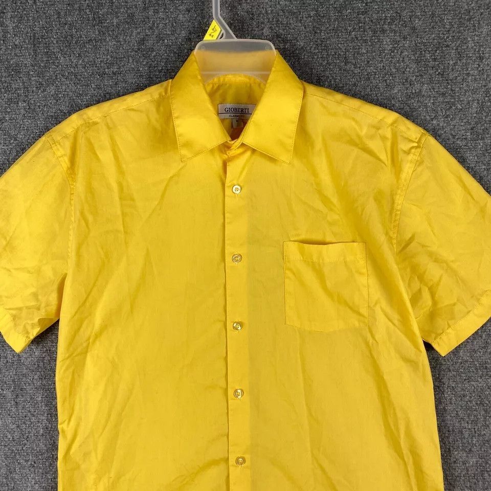 Other Gioberti Button Up Shirt Men Medium Classic Fit Short Sleeve Size US M / EU 48-50 / 2 - 2 Thumbnail