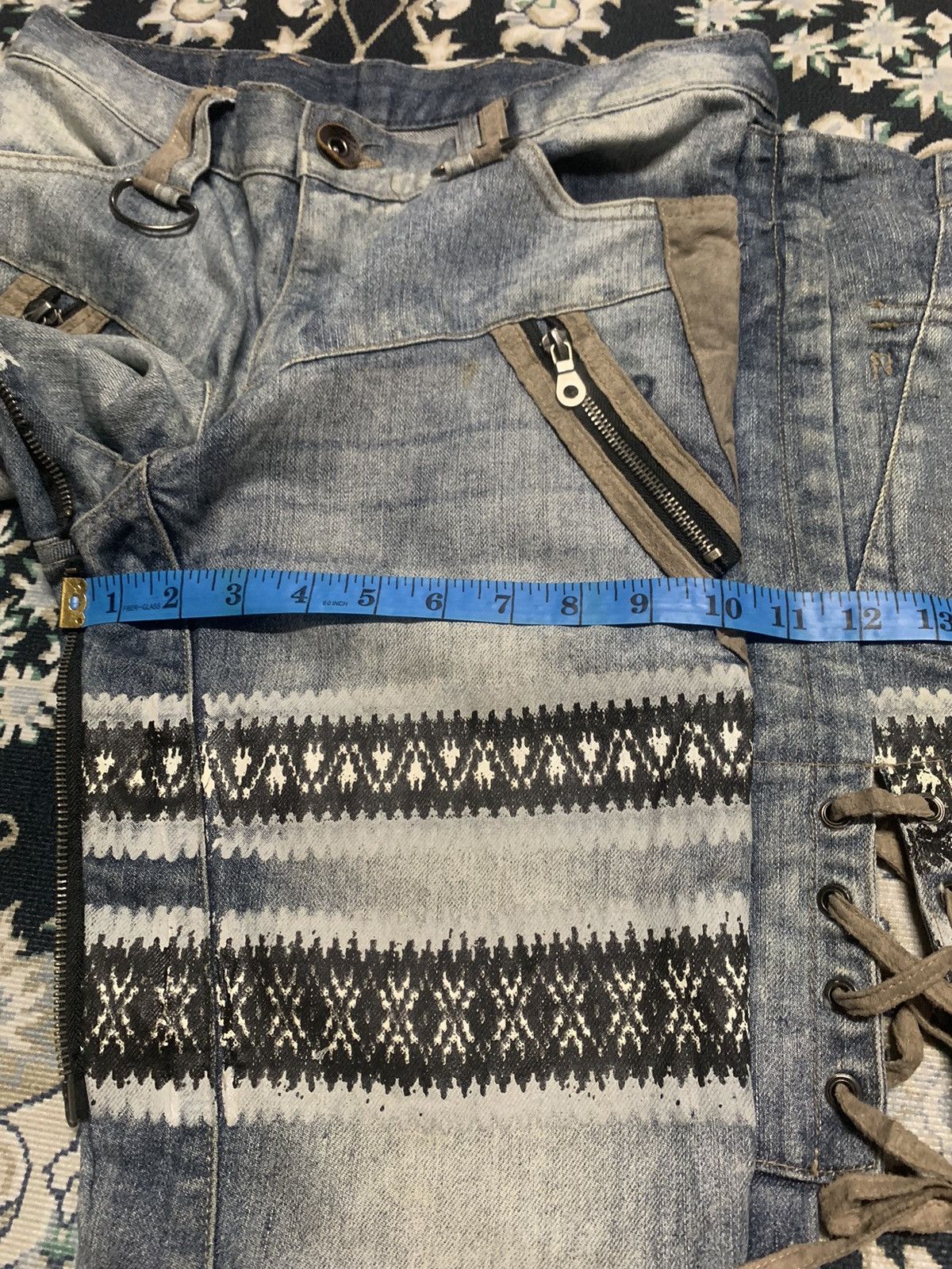 PPFM PPFM DESTRUCT PRODUCT JEANS Size US 32 / EU 48 - 22 Thumbnail