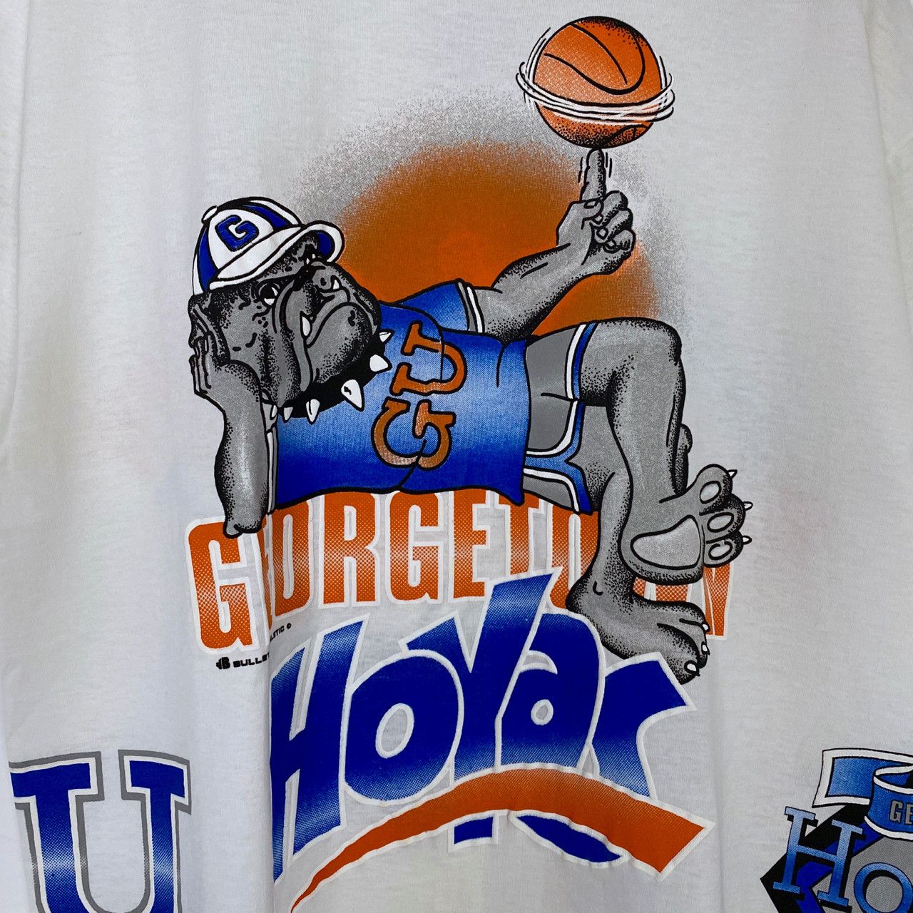 Vintage VINTAGE BULLETIN ATHLETIC NCAA GEORGETOWN HOYAS TEE Size US XL / EU 56 / 4 - 3 Thumbnail