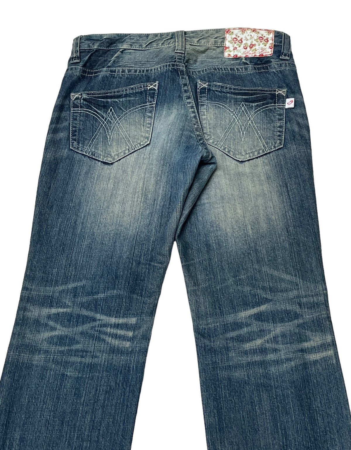 Japanese Brand × Vintage Vintage Japanese Brand Rush Hour Ripped Jeans 2000s Size US 31 - 7 Thumbnail