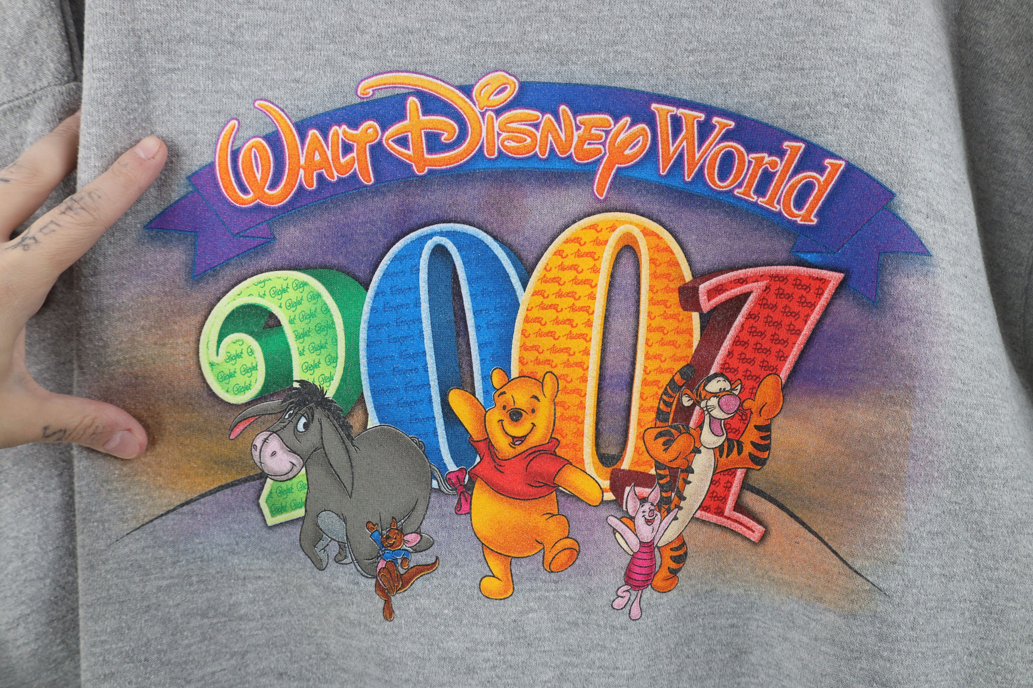 Vintage Vintage Y2K Walt Disney World Winnie the Pooh Sweatshirt Size XL / US 12-14 / IT 48-50 - 4 Thumbnail
