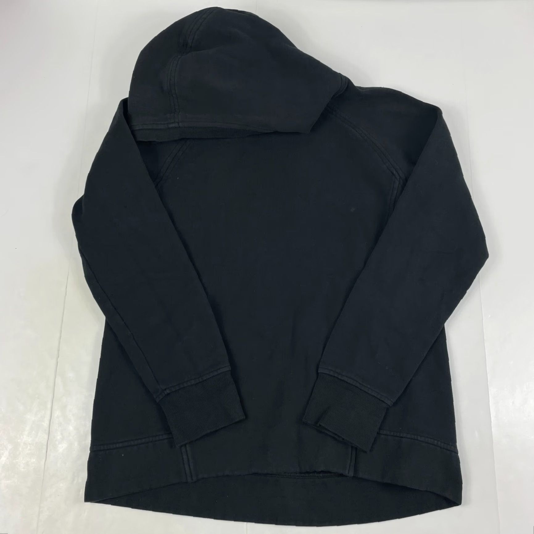 Lululemon Lululemon Hoodie Womens 8 Black Fleece Please Pullover Lined Running Stretch Gym Shirt Pullover Hooded Mock Neck Size M / US 6-8 / IT 42-44 - 2 Thumbnail