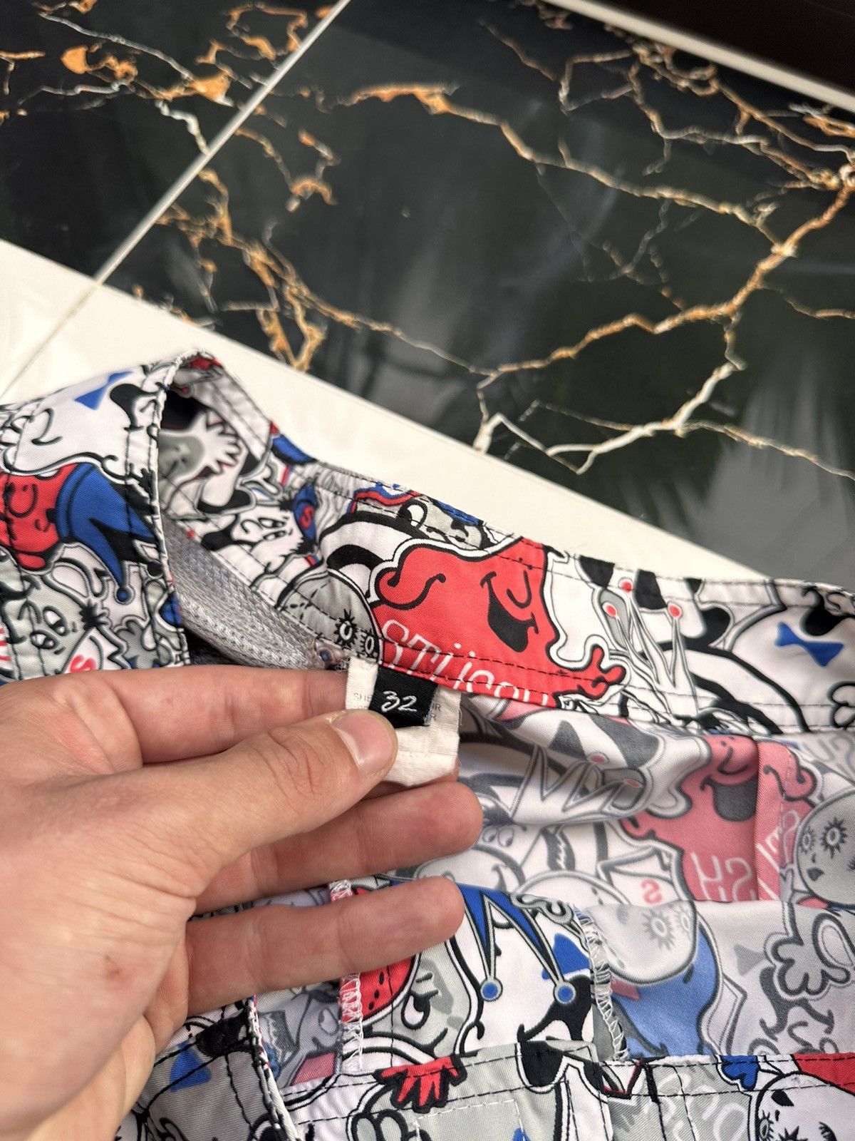 Stussy × Vintage STUSSY VINTAGE MONOLOGO STREETWEAR SHORTS Size US 32 / EU 48 - 3 Thumbnail