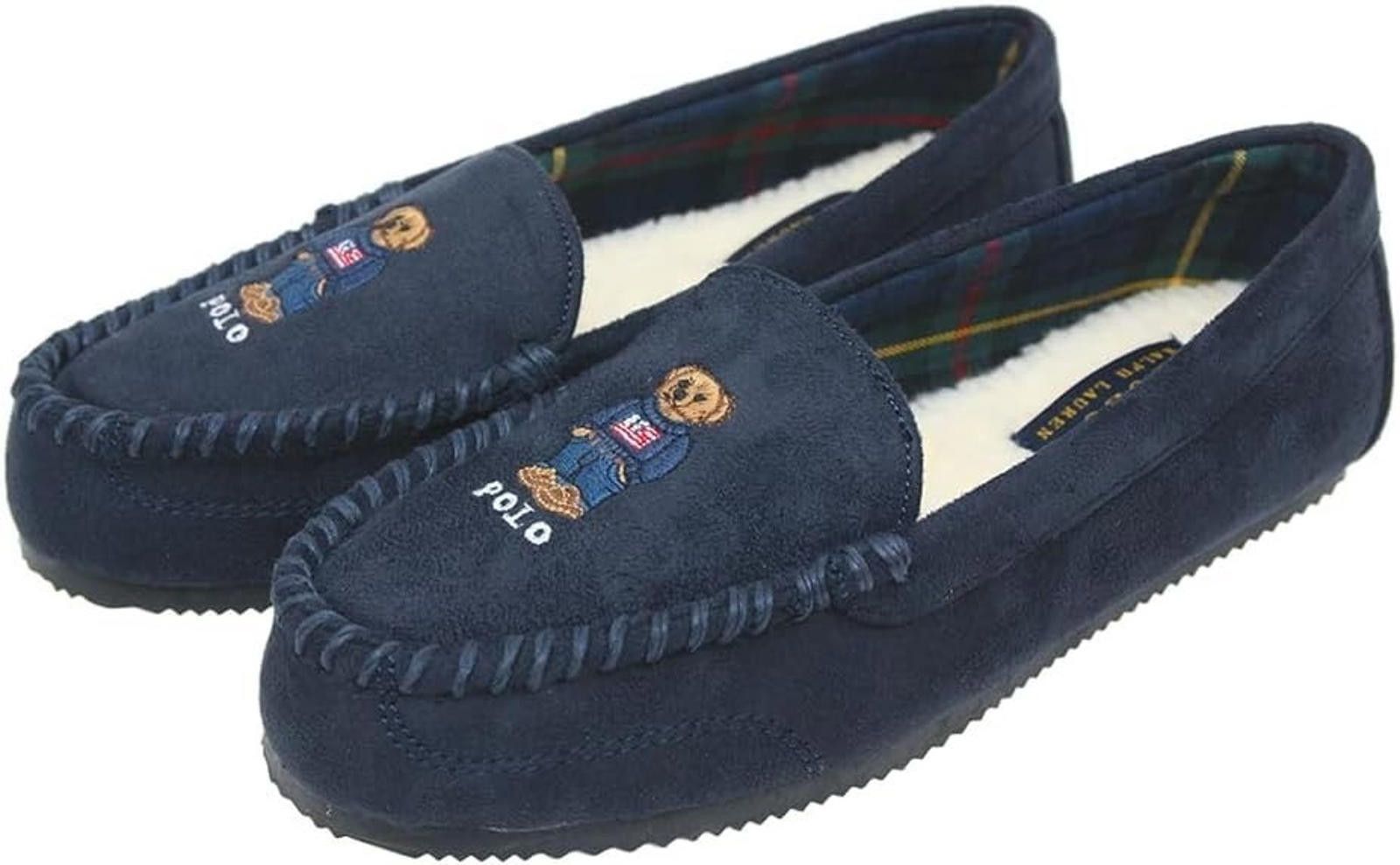 Polo Ralph Lauren POLO RALPH LAUREN Women's Dezi Bear Memory Foam Slipper 10 Size US 10 / IT 40 - 1 Thumbnail