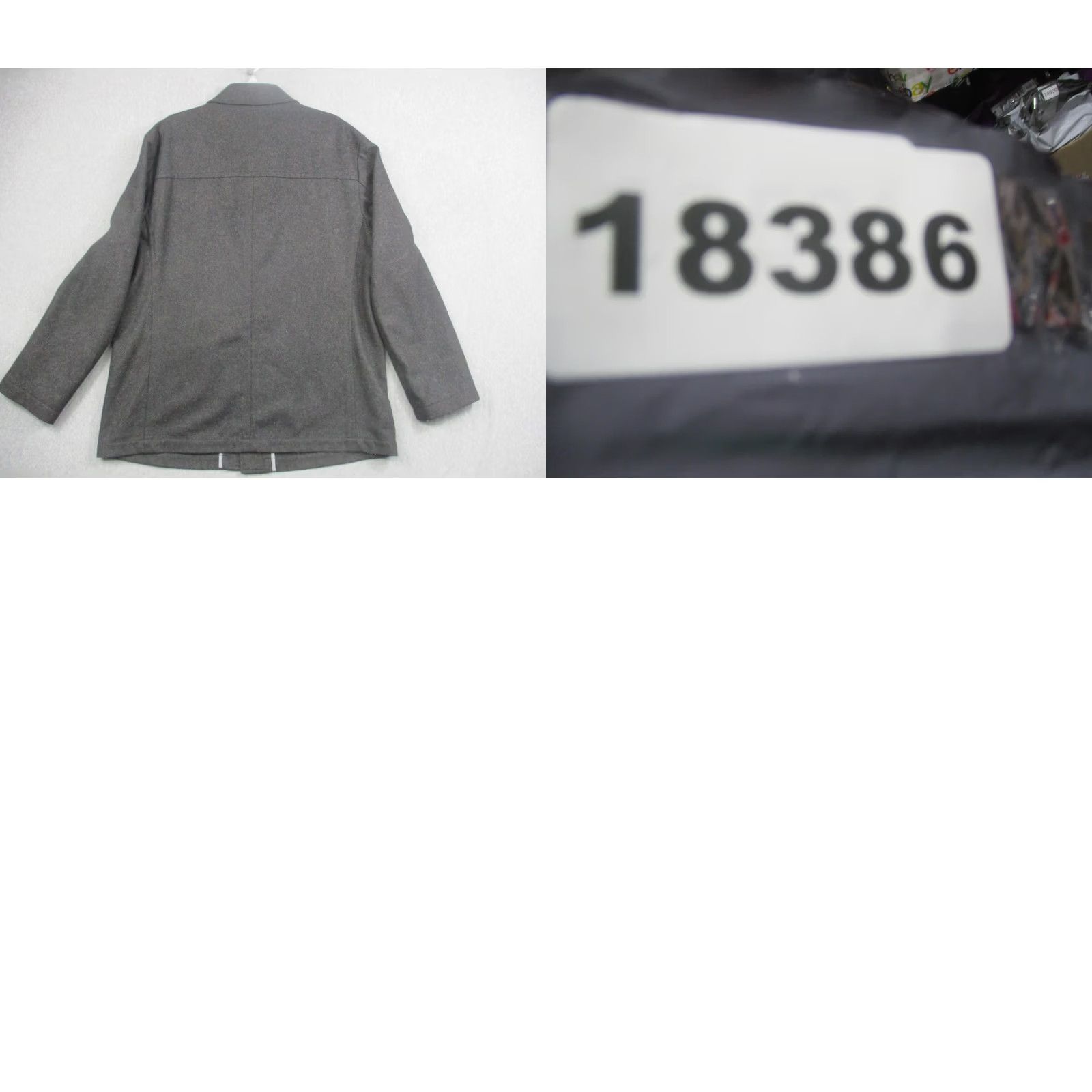 Hugo Boss Hugo Boss Jacket Mens Large Gray Wool Cashmere Car Coat Button Topcoat Size US L / EU 52-54 / 3 - 9 Thumbnail
