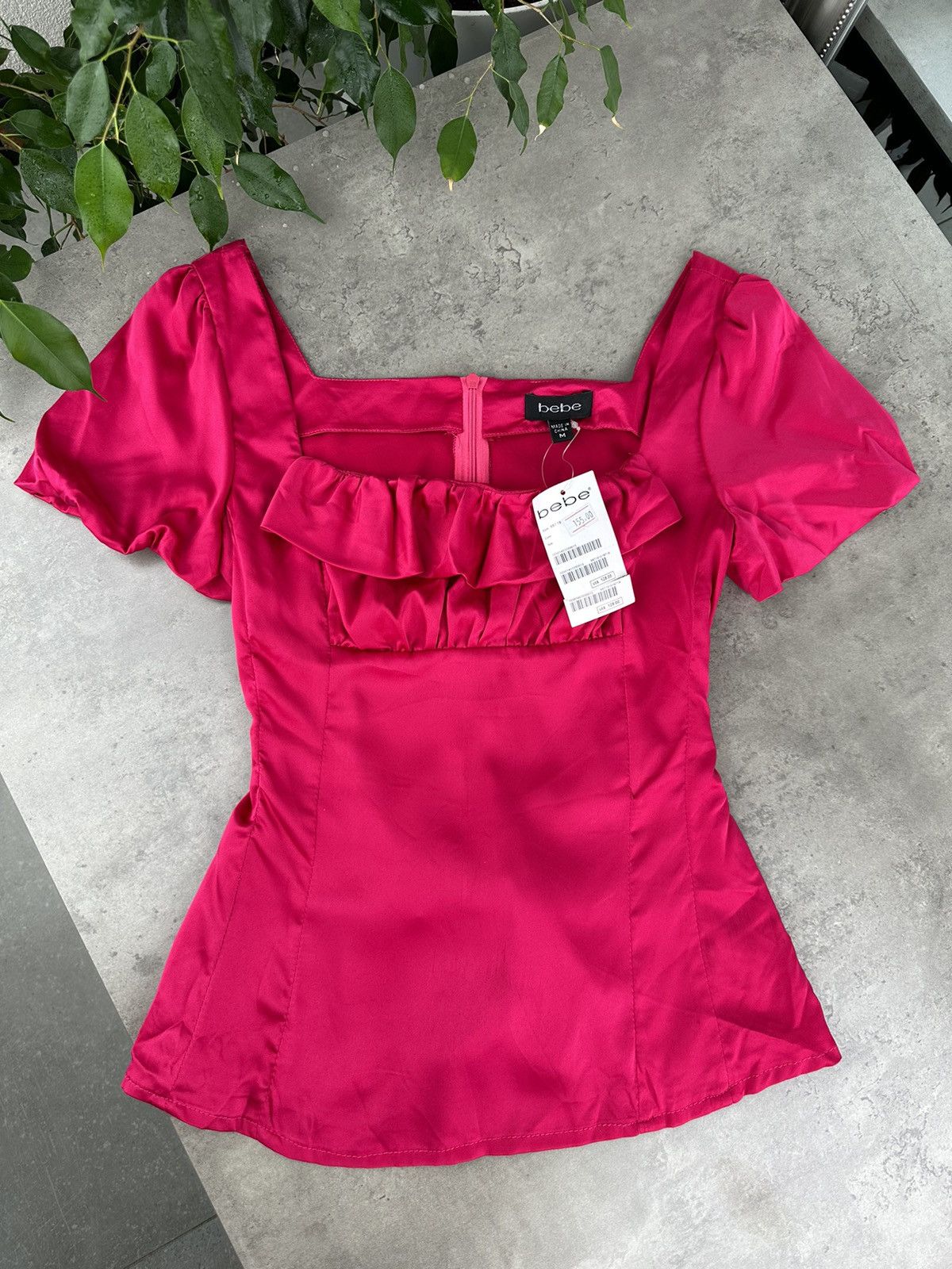 Bebe Bebe Blouse Short Sleeve Size M / US 6-8 / IT 42-44 - 1 Thumbnail