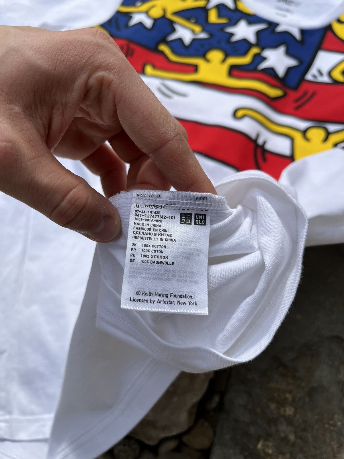 Keith Haring × Uniqlo Uniqlo SPRZ NY Keith Haring USA America flag tee t-shirt Size US L / EU 52-54 / 3 - 14 Thumbnail