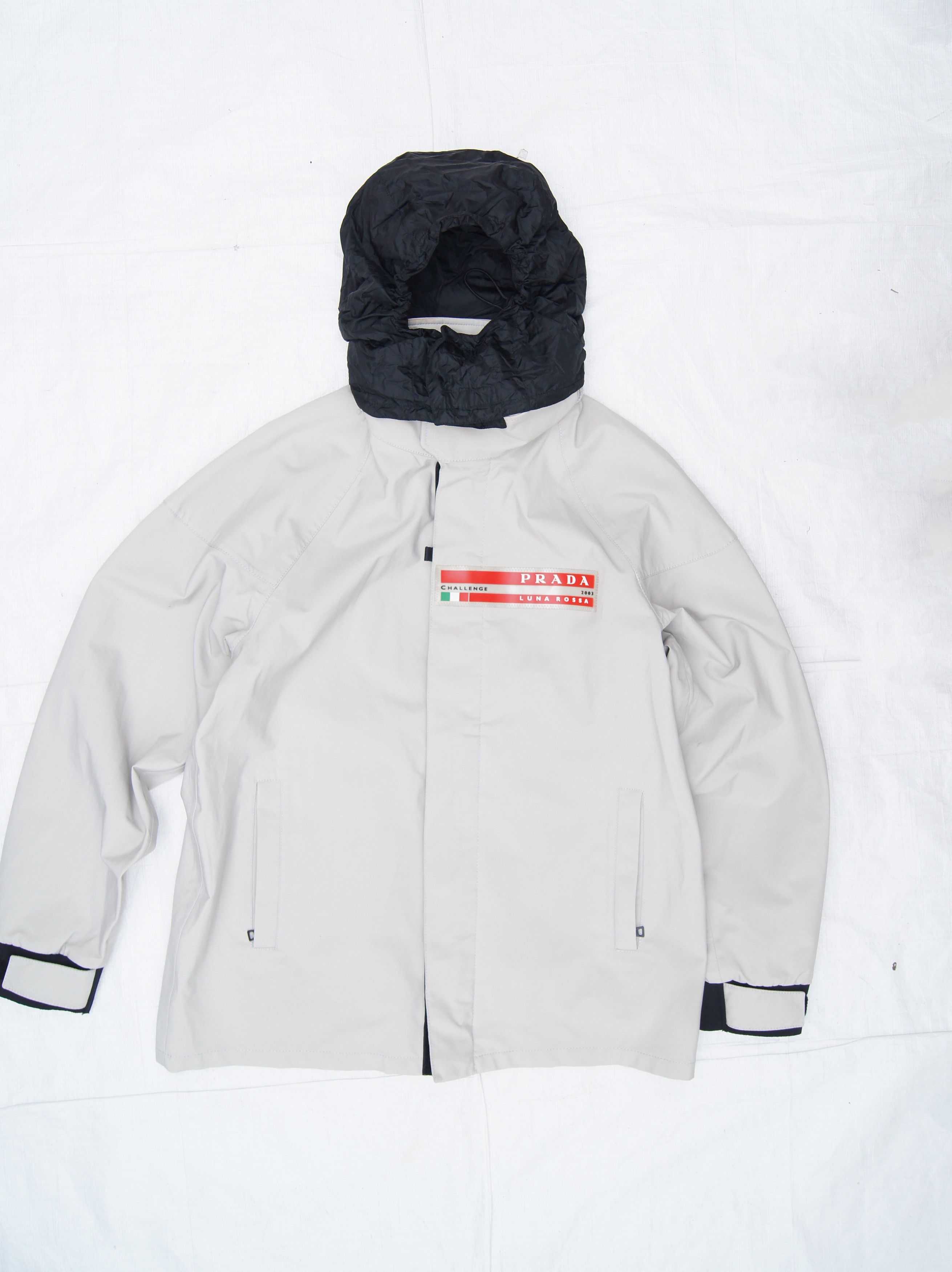 image of Prada Challenge 2003 Jacket in Grey, Men's (Size XL)